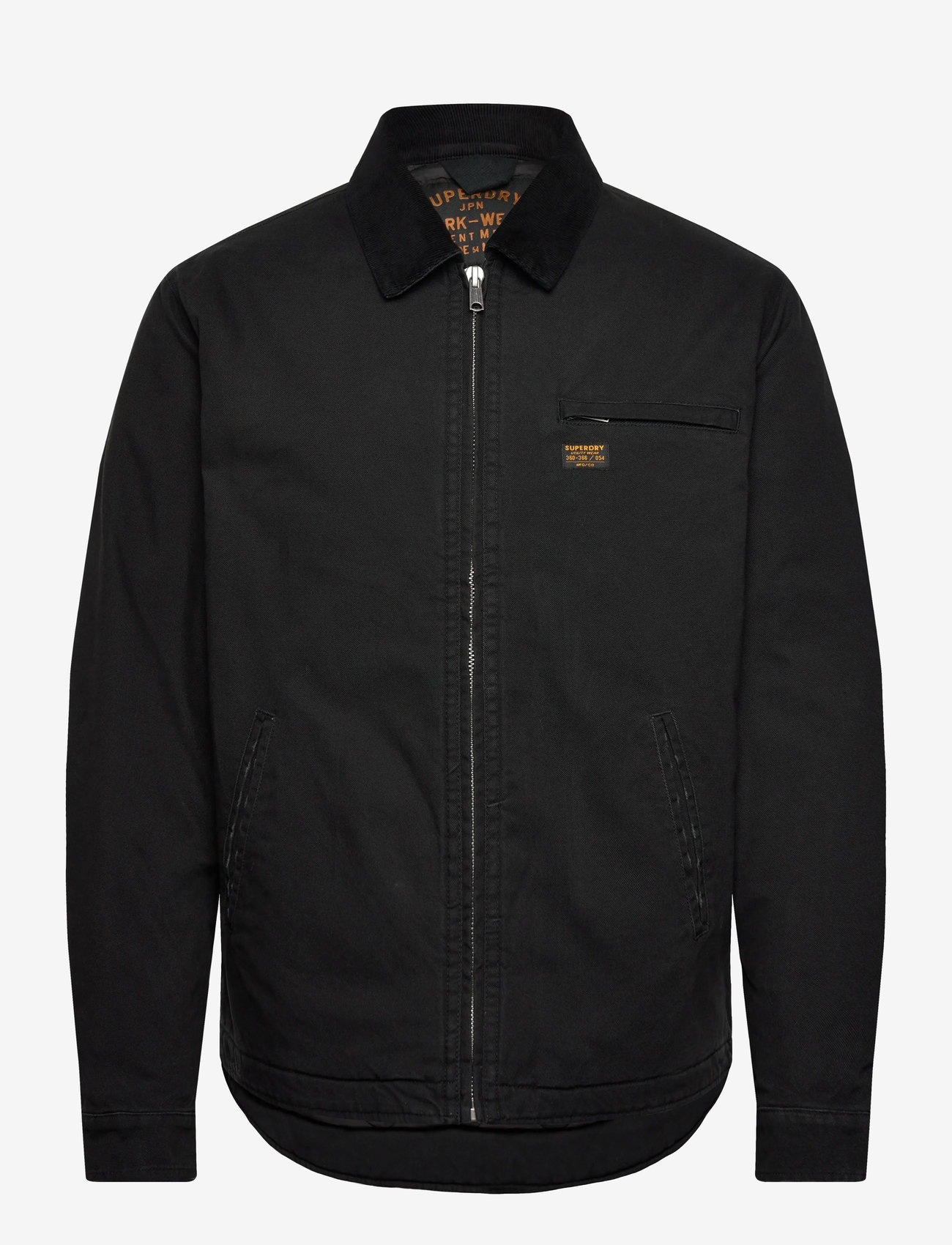 Superdry COTTON CANVAS RANCH JKT - Jakker - JET BLACK / navy