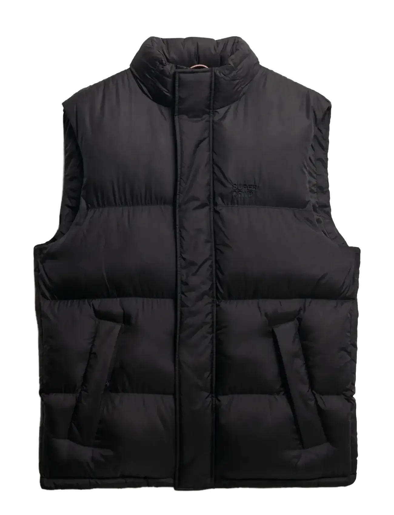 SUPERDRY Tech Gefüttert Weste Schwarz - S - Herren