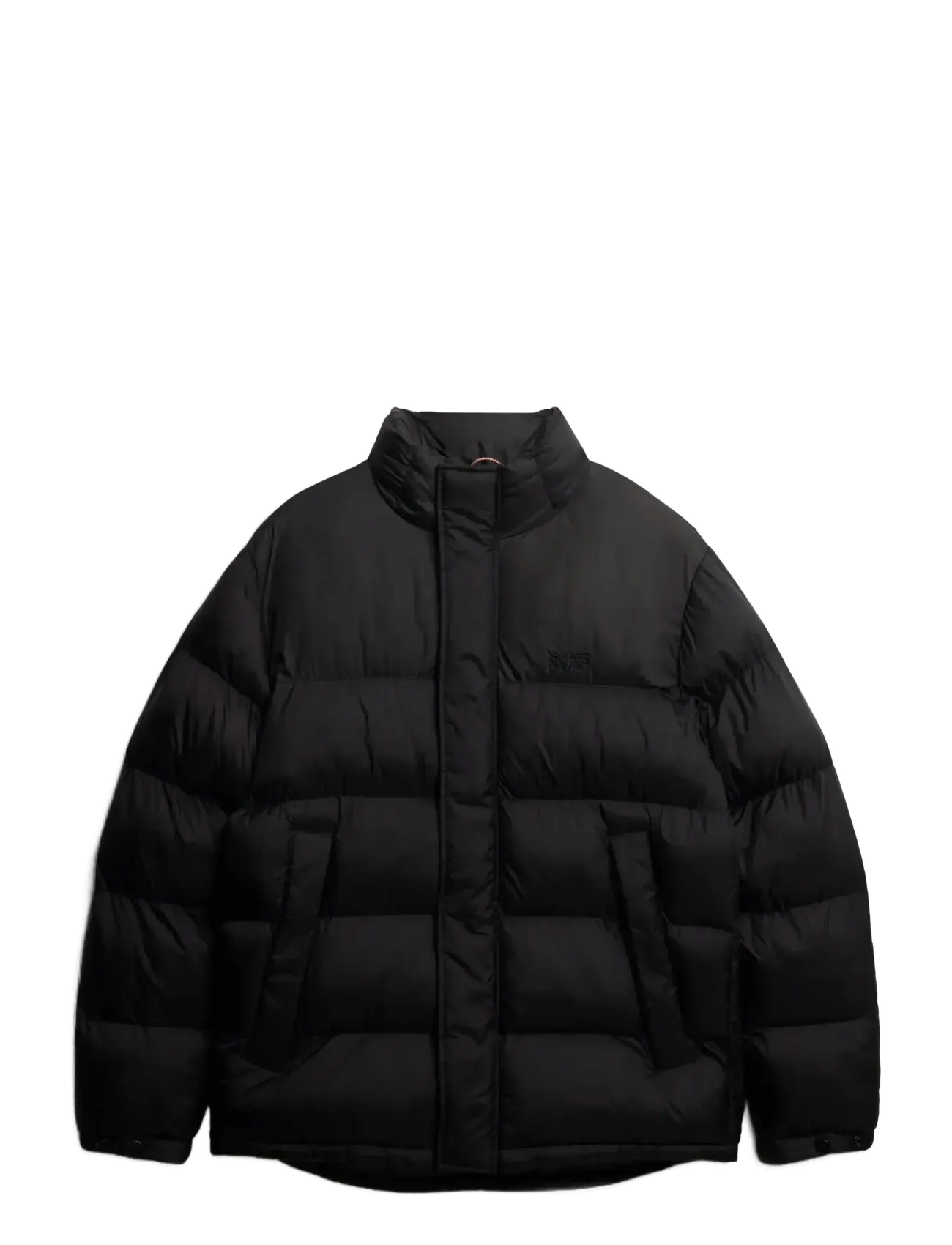 Superdry NON HOODED TECH PADDED JKT - Fodrade jackor - BLACK / black