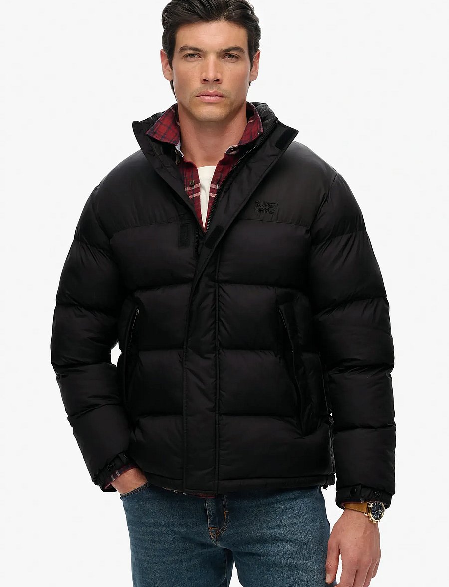 Superdry - NON HOODED TECH PADDED JKT - sulejoped - black - 3