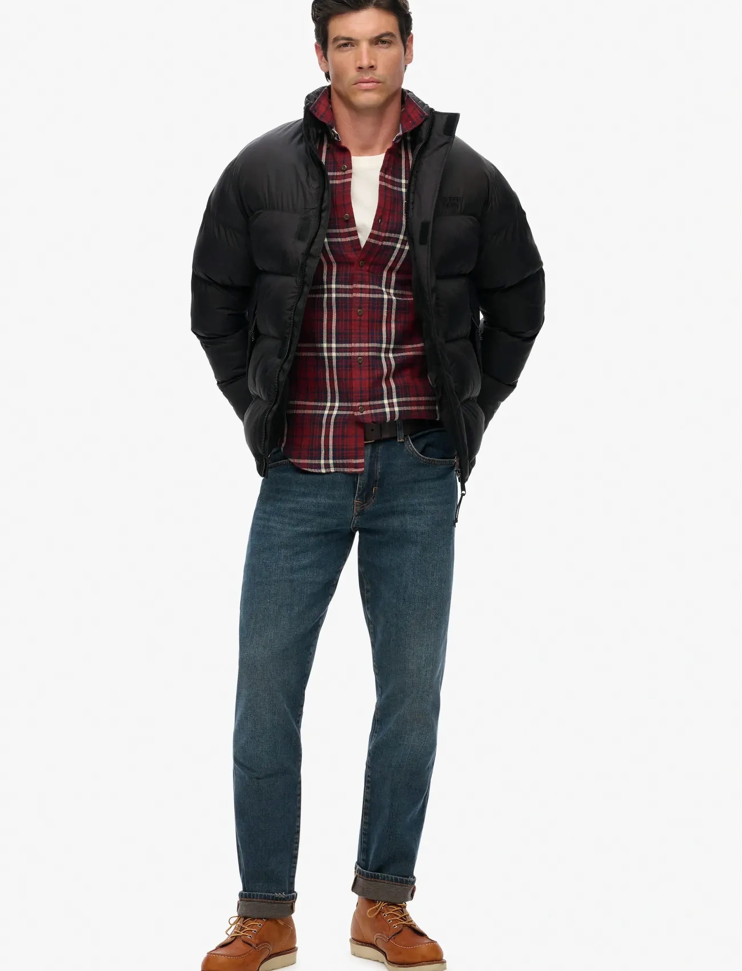 Superdry - NON HOODED TECH PADDED JKT - voodriga jakid - black - 5