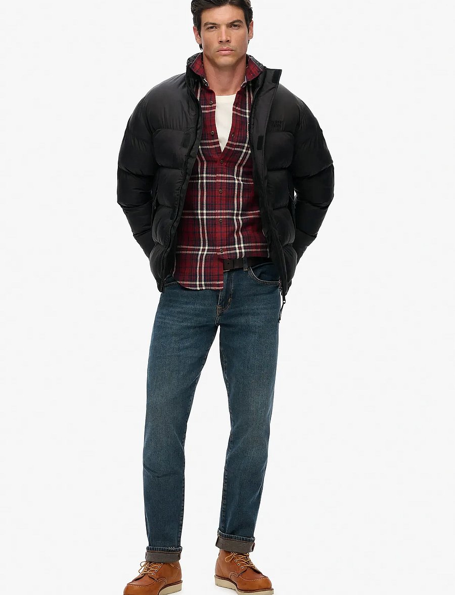 Superdry - NON HOODED TECH PADDED JKT - sulejoped - black - 5