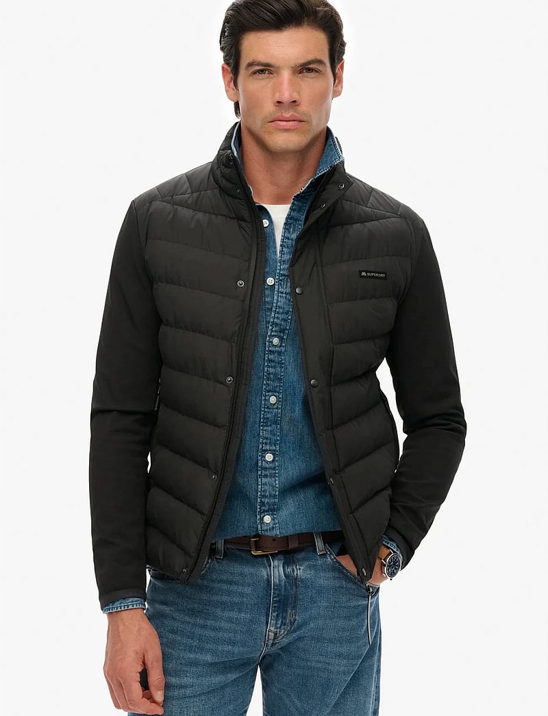 Superdry - STORM POPPER SOFTSHELL JKT - vinterjakker - black - 0
