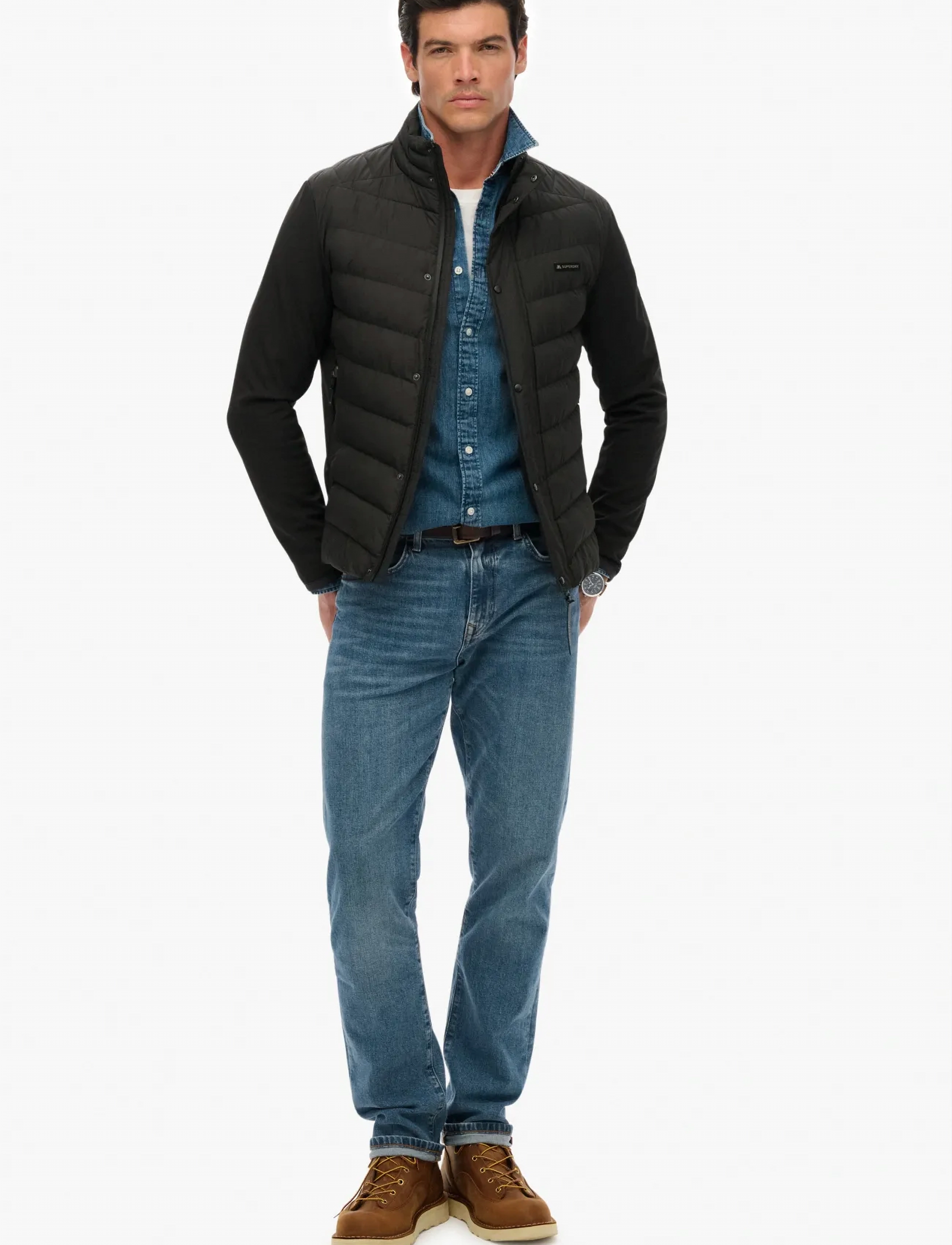 Superdry - STORM POPPER SOFTSHELL JKT - dunjackor - black - 2