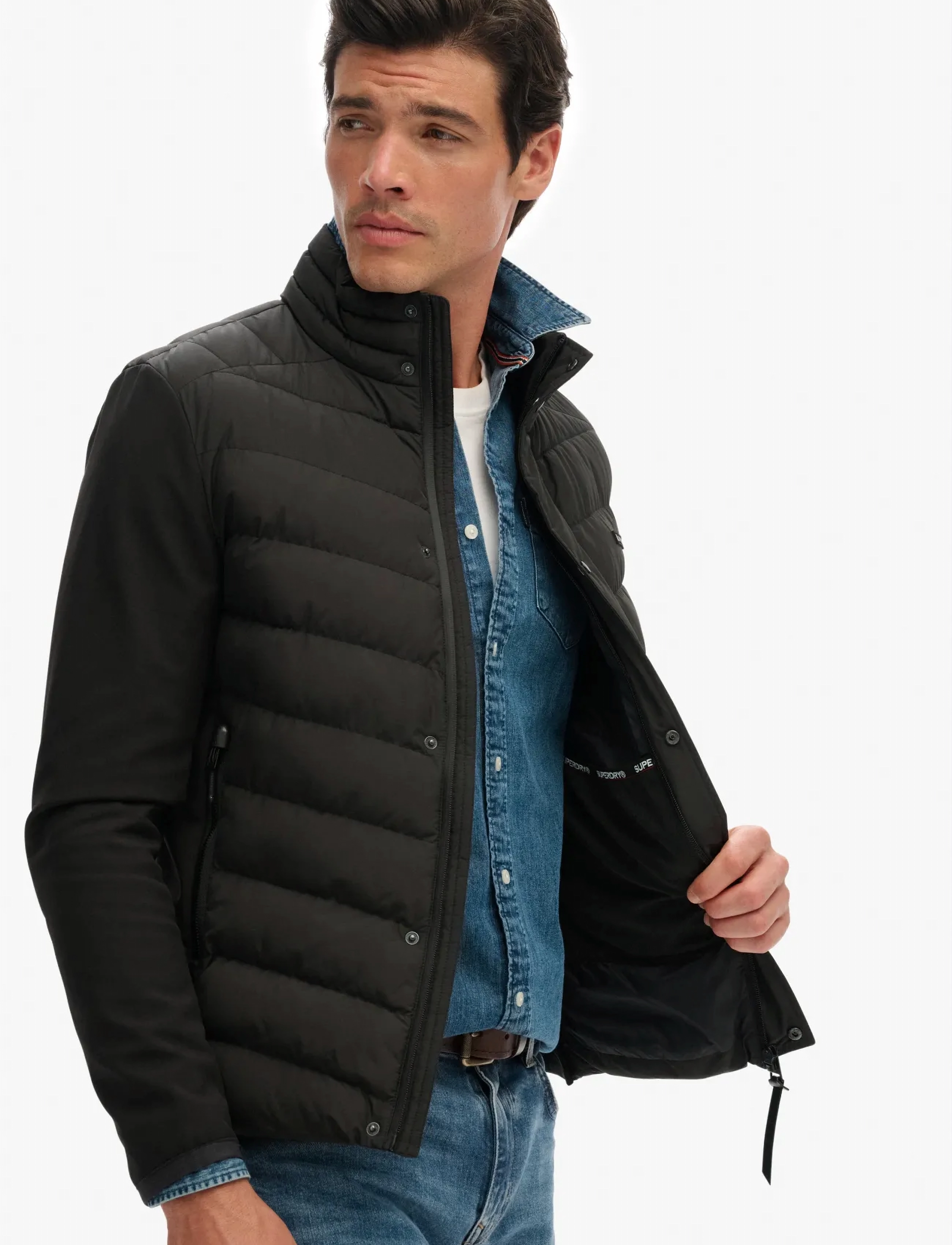 Superdry - STORM POPPER SOFTSHELL JKT - dunjackor - black - 5