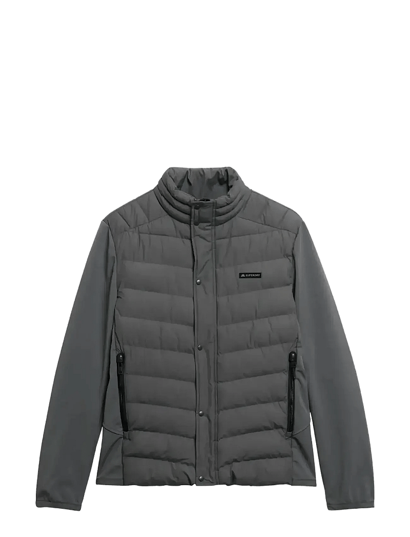 Superdry - STORM POPPER SOFTSHELL JKT - daunenjacken - dark dull charcoal - 1