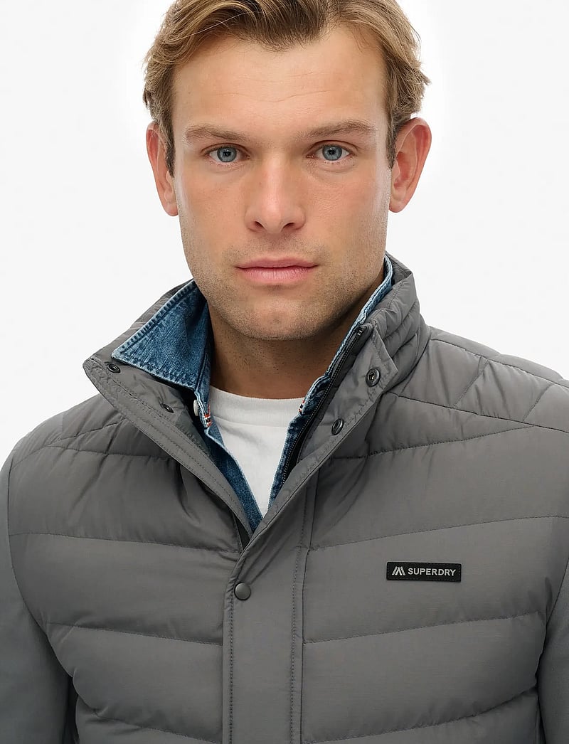 Superdry - STORM POPPER SOFTSHELL JKT - daunenjacken - dark dull charcoal - 2