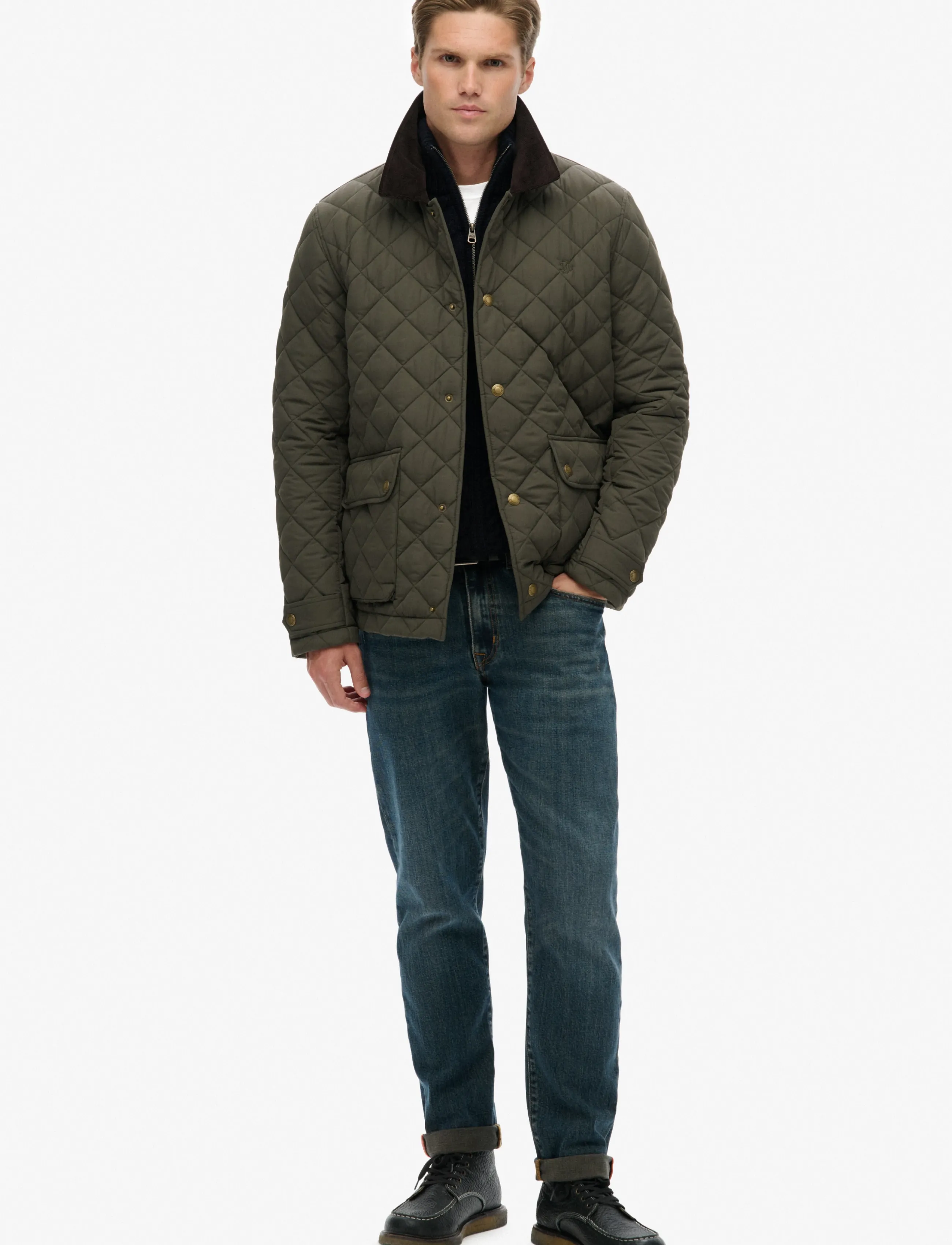 Superdry Quilted Estate Coach Jacket vinterjackor herr – bild 6