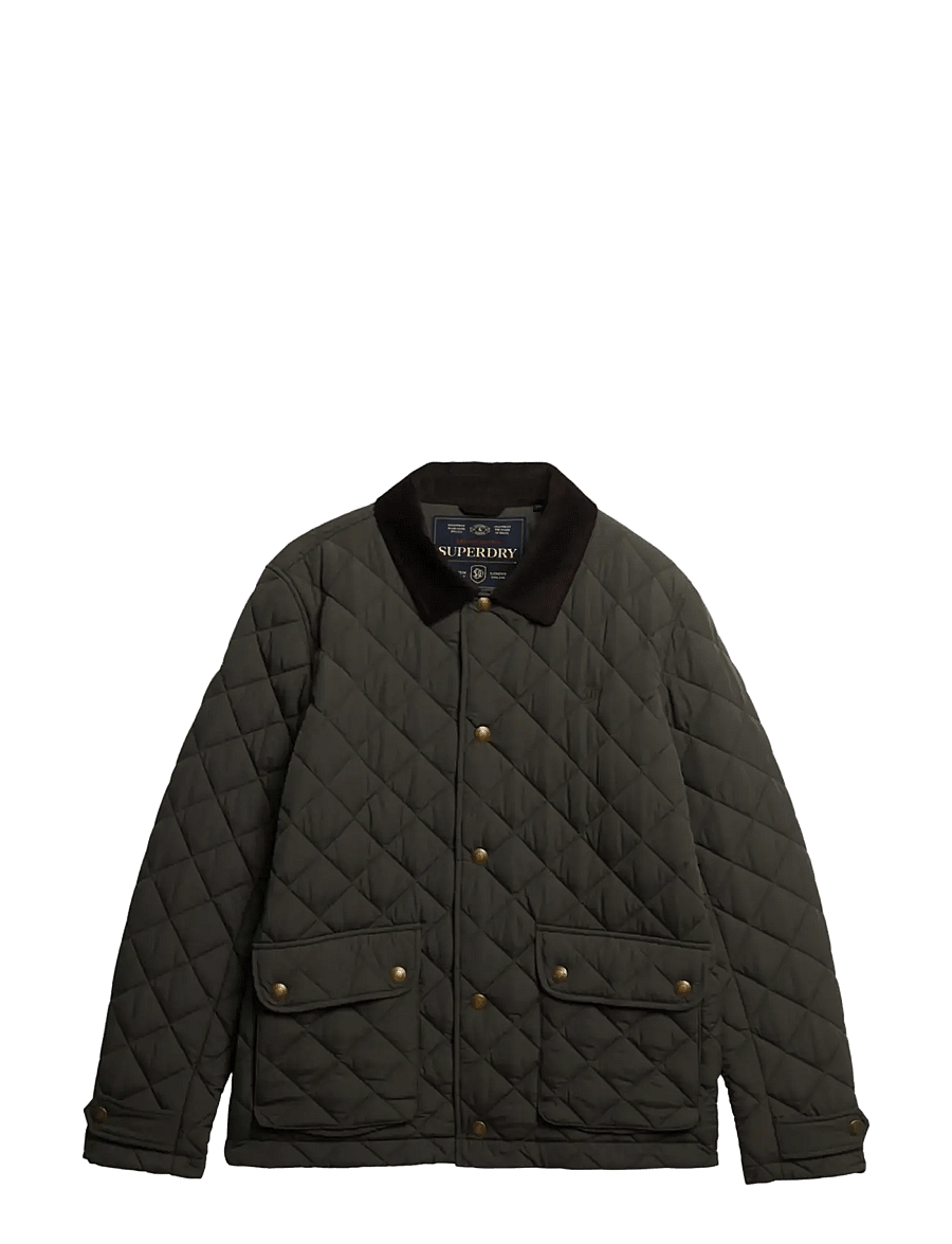 Superdry - QUILTED ESTATE COACH JACKET - army khaki - 2