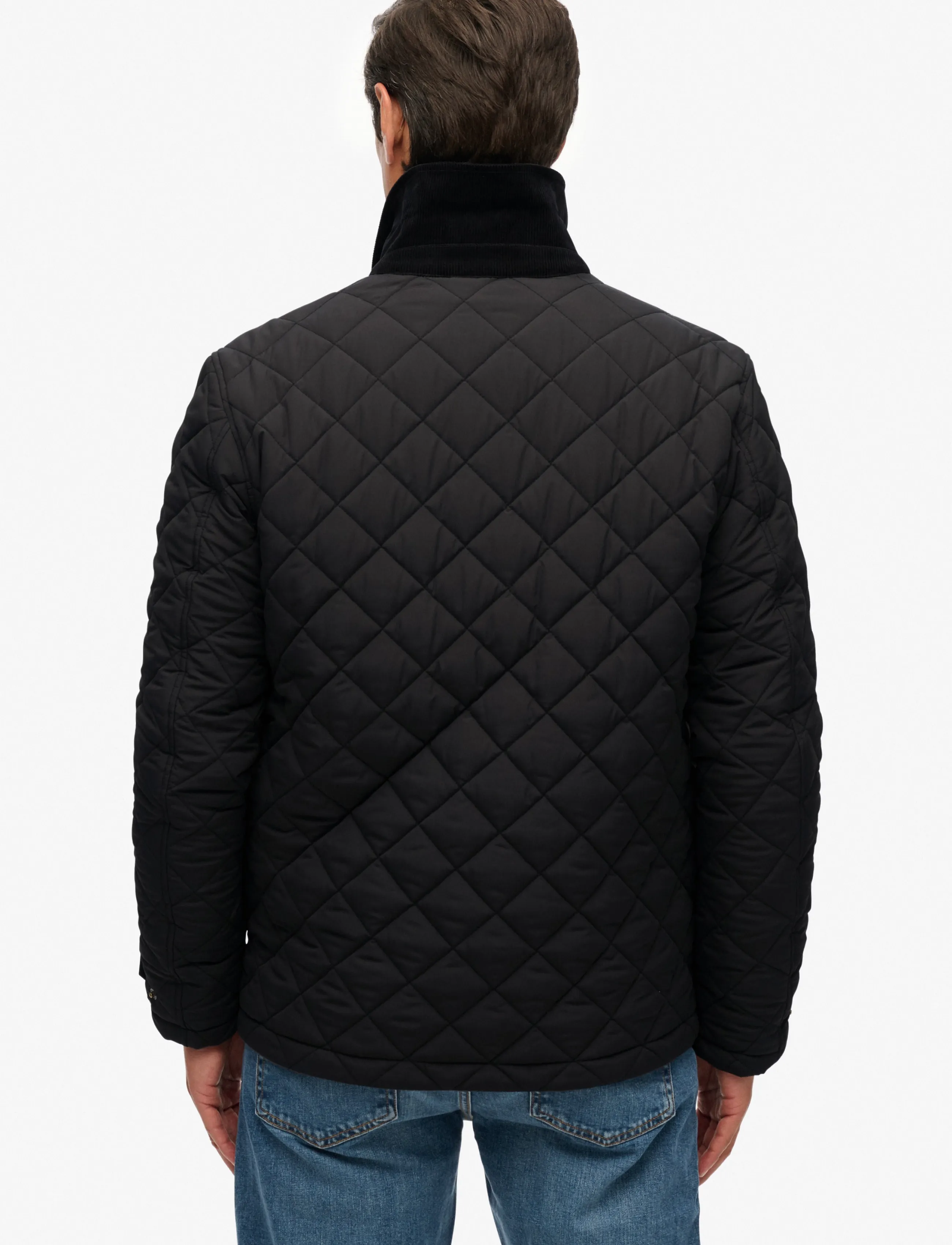 Superdry - QUILTED ESTATE COACH JACKET - herbstjacken - meteorite black - 3