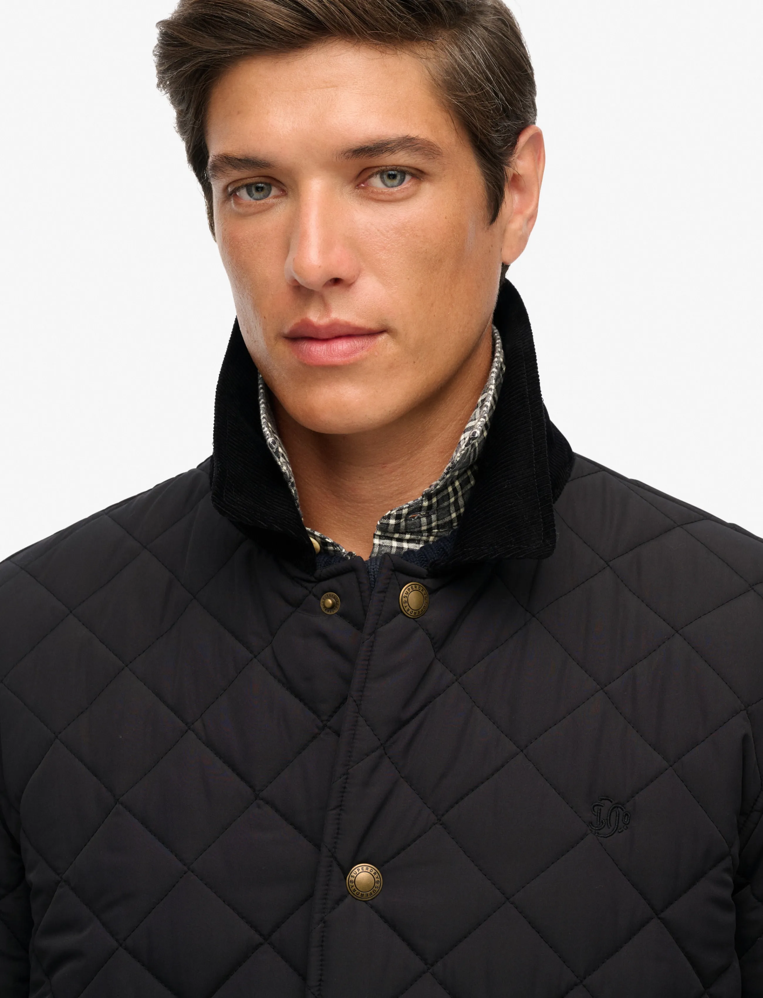 Superdry - QUILTED ESTATE COACH JACKET - herbstjacken - meteorite black - 4