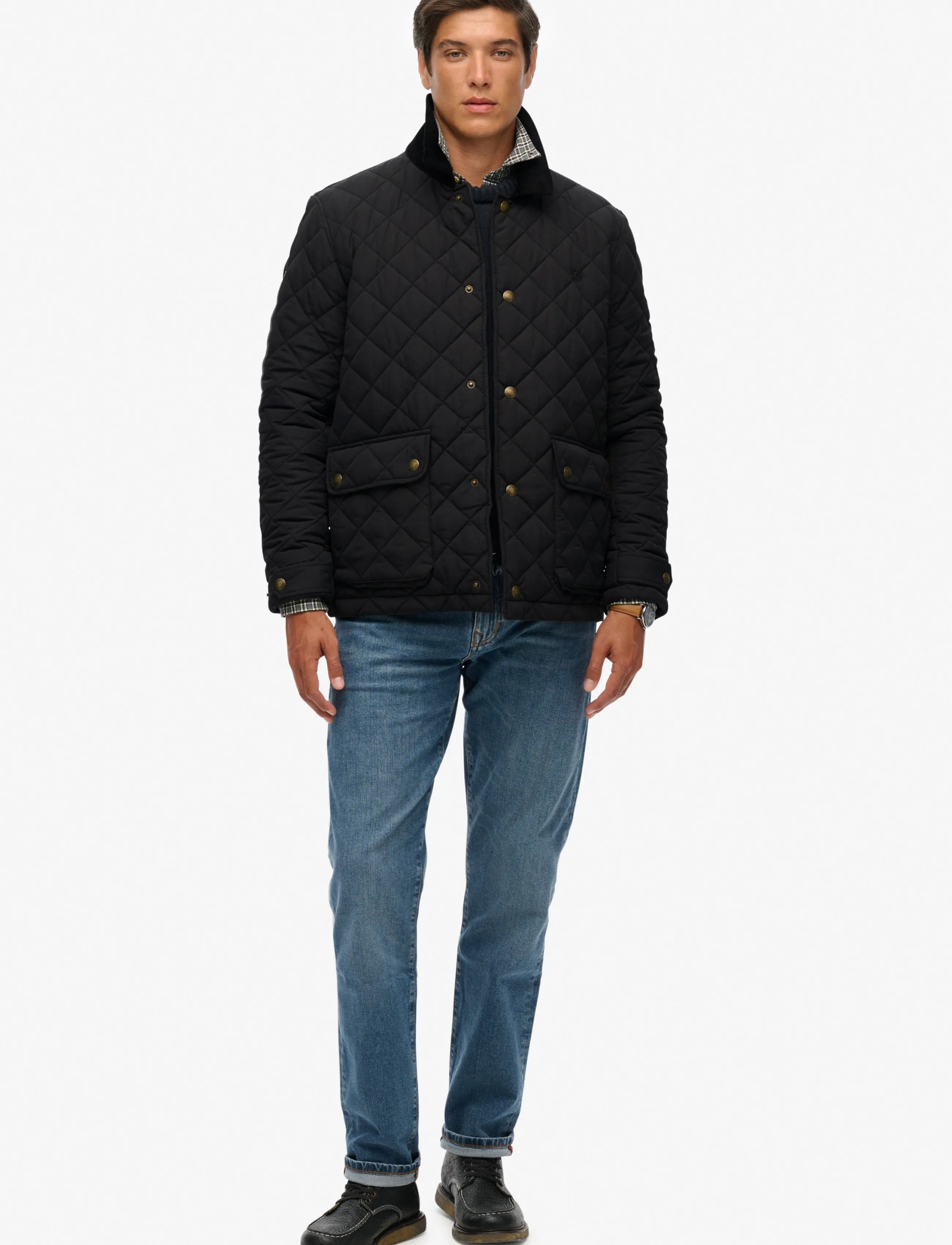 Superdry Quilted Estate Coach Jacket vinterjackor herr – bild 6