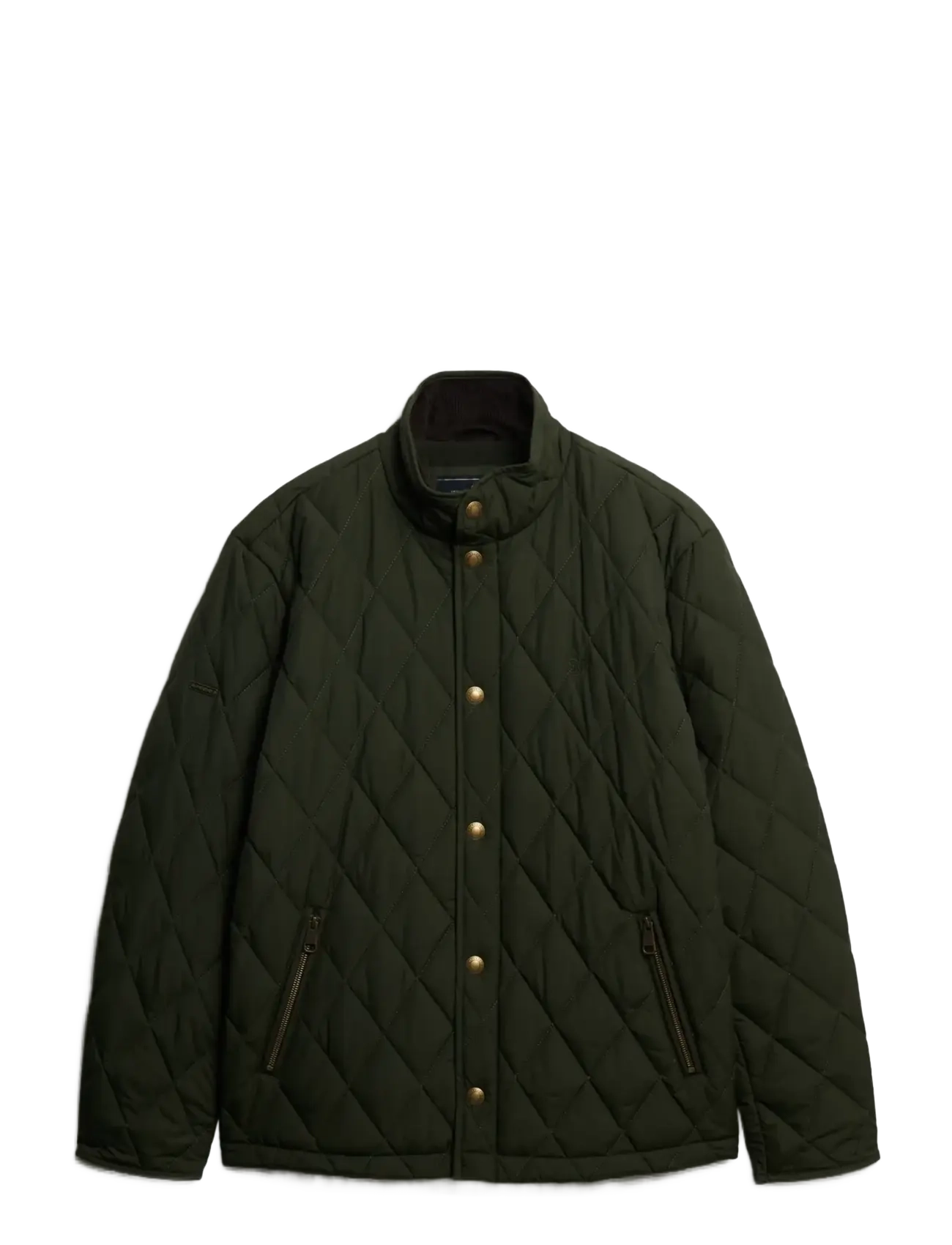Superdry Quilted Estate Country Jacket, Mænd, Quiltet Jakke, Kakigrøn, Str: XL