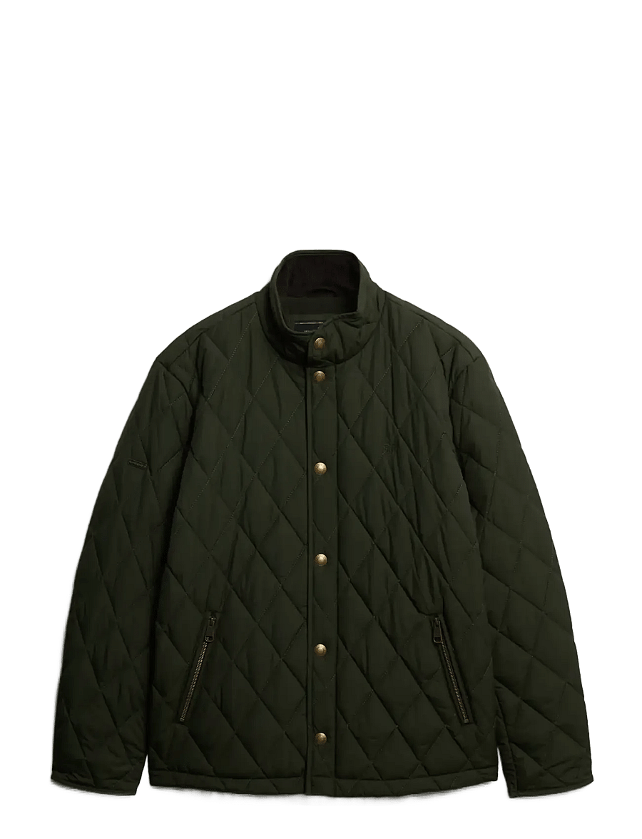 Superdry - QUILTED ESTATE COUNTRY JACKET - höstjackor - surplus goods olive green - 1