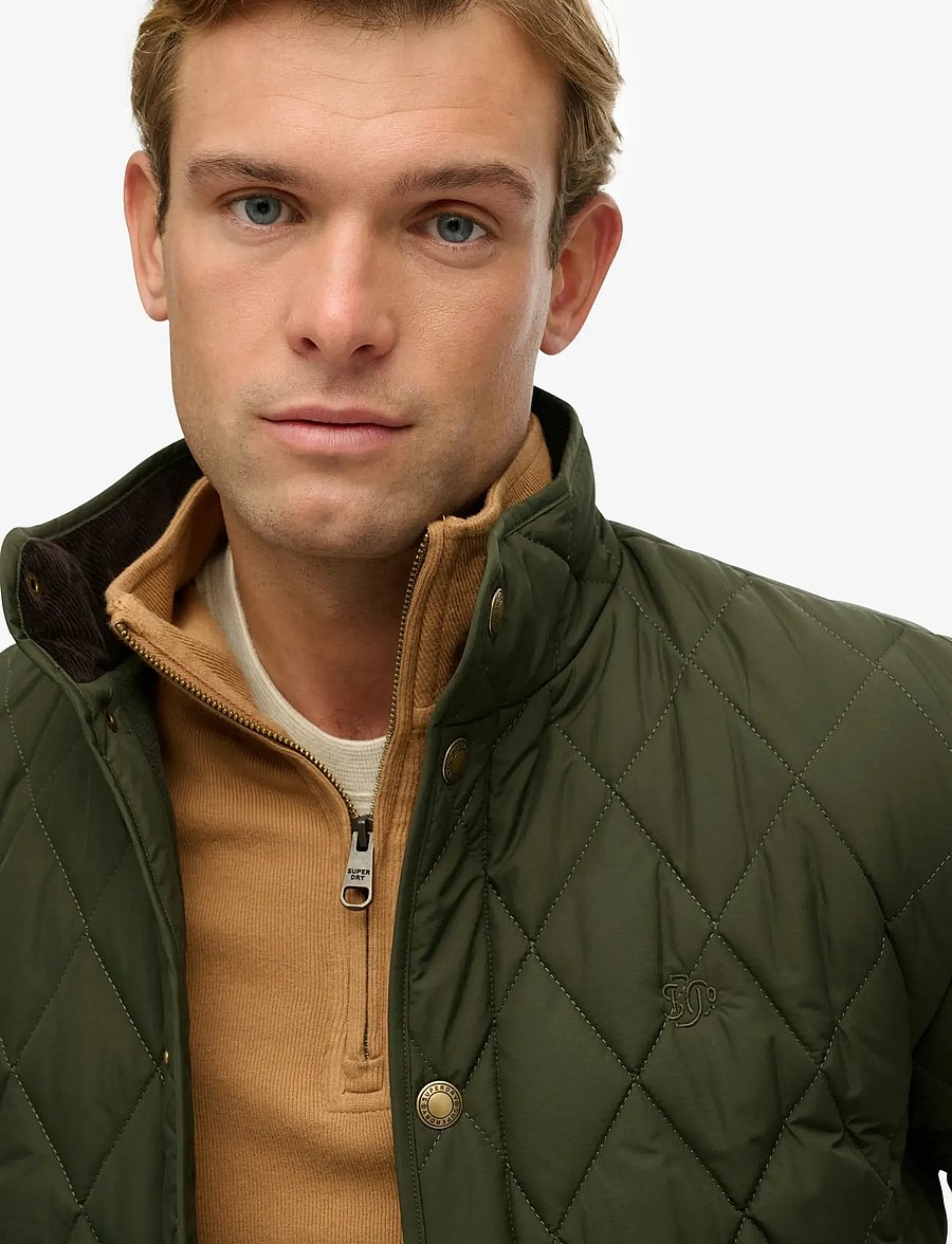 Superdry - QUILTED ESTATE COUNTRY JACKET - höstjackor - surplus goods olive green - 4
