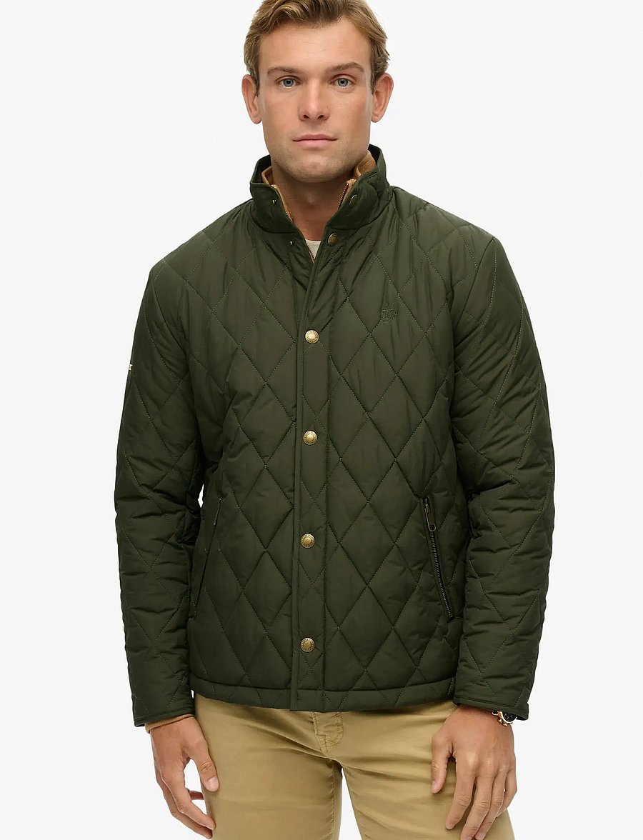 Superdry - QUILTED ESTATE COUNTRY JACKET - höstjackor - surplus goods olive green - 5