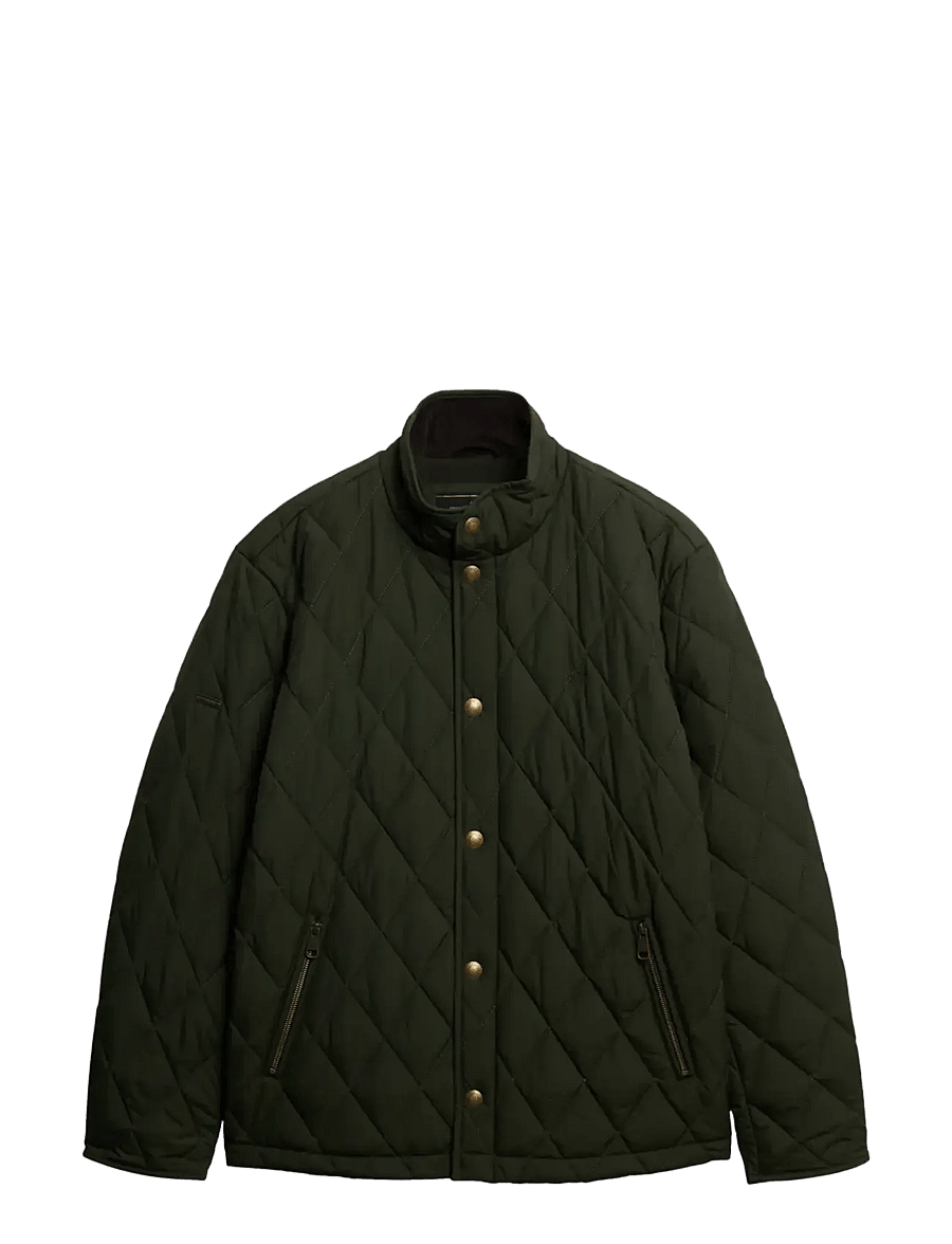 Superdry - QUILTED ESTATE COUNTRY JACKET - höstjackor - surplus goods olive green - 2