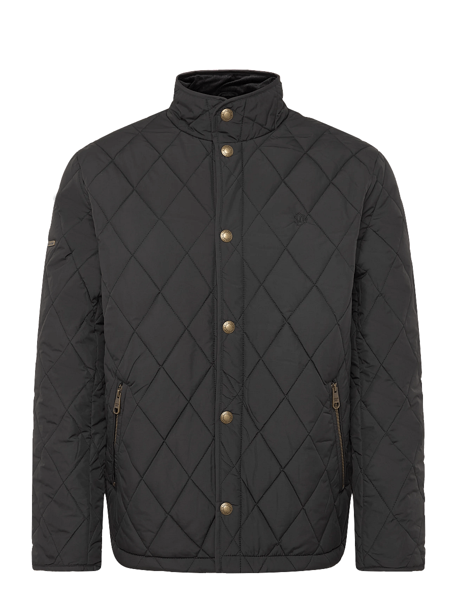 Superdry - QUILTED ESTATE COUNTRY JACKET - sügisjoped - meteorite black - 1