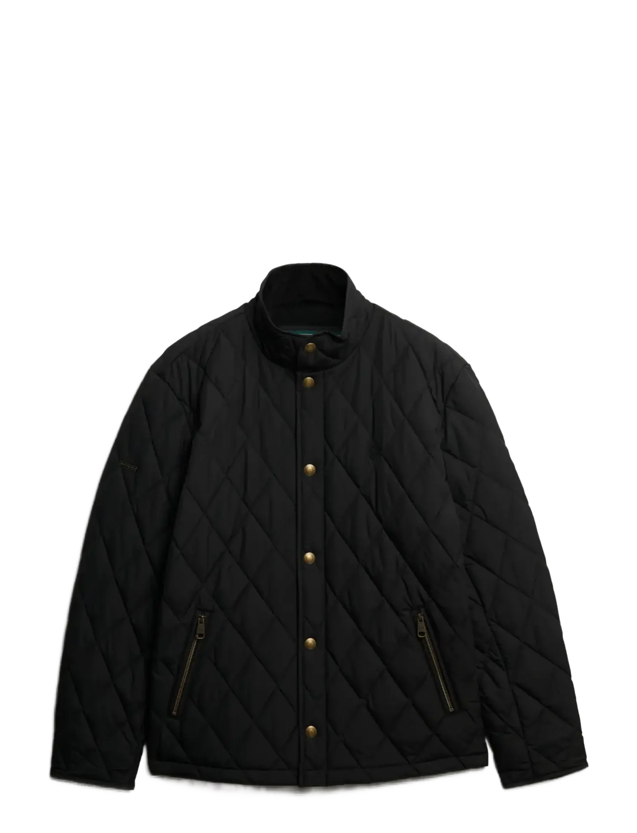 Superdry QUILTED ESTATE COUNTRY JACKET - Vinterjakker - METEORITE BLACK / black