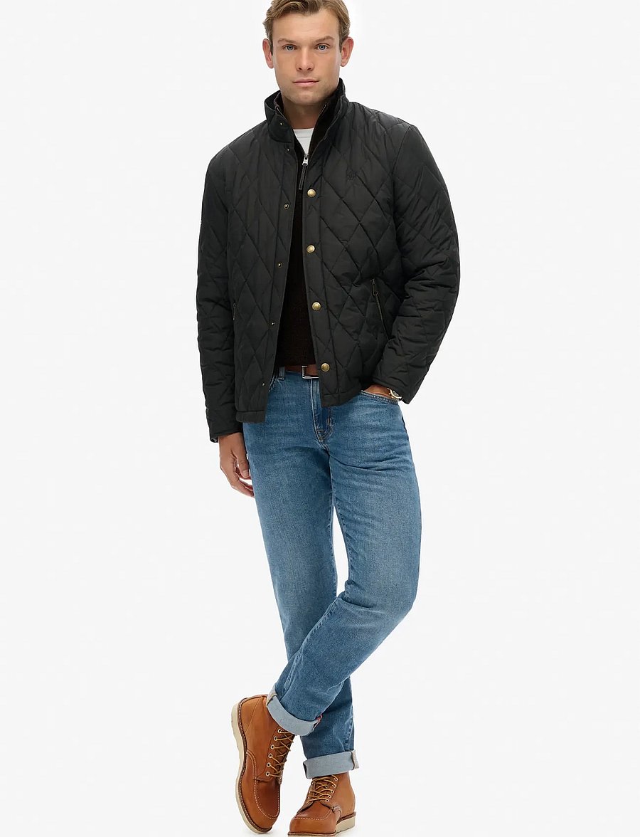 Superdry - QUILTED ESTATE COUNTRY JACKET - meteorite black - 5