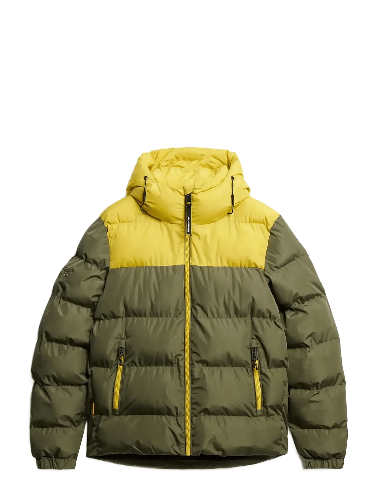 Superdry - Colourblock Hooded Puffer Jkt