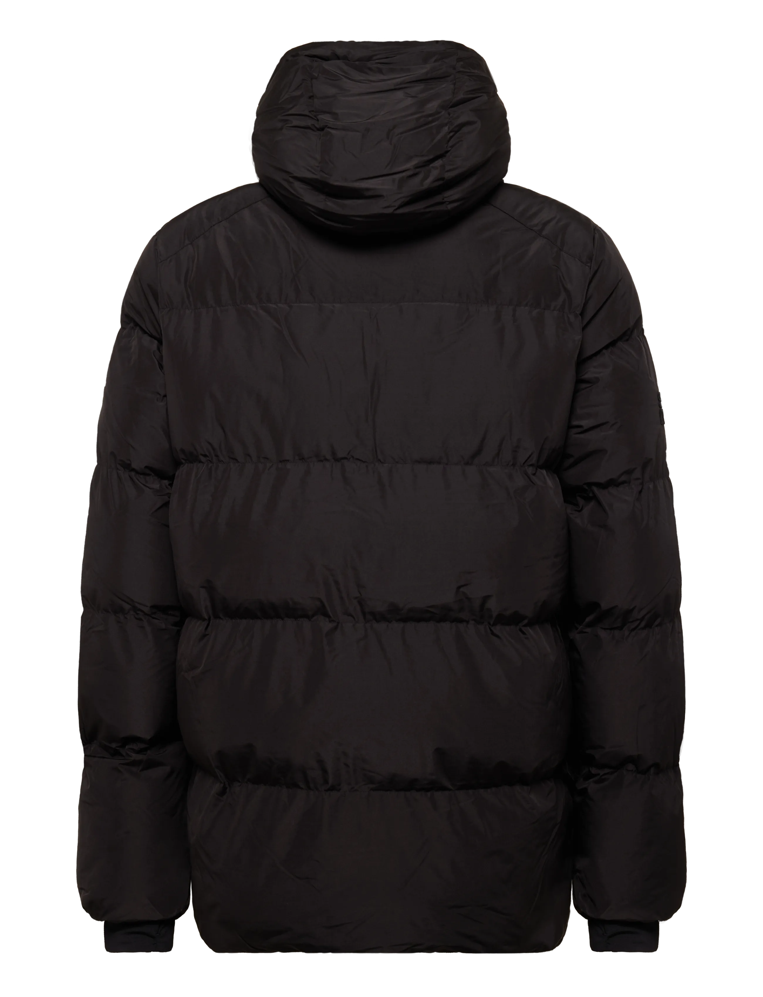 Superdry - HOODED 5 BAFFLE SPORTS PUFFER - sulejoped - black - 2