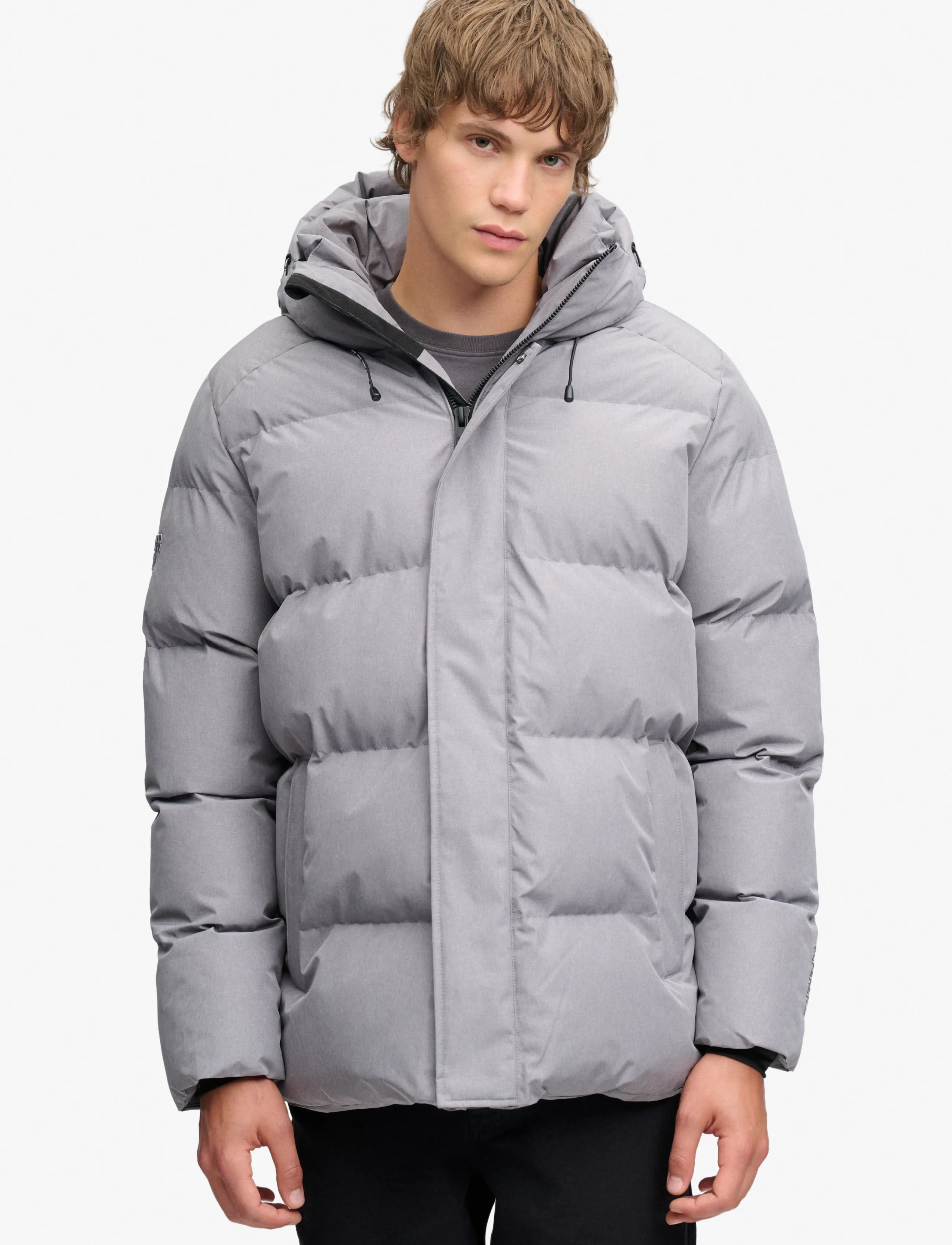 Superdry Hooded 5 Baffle Sports Puffer jackor herr – bild 4