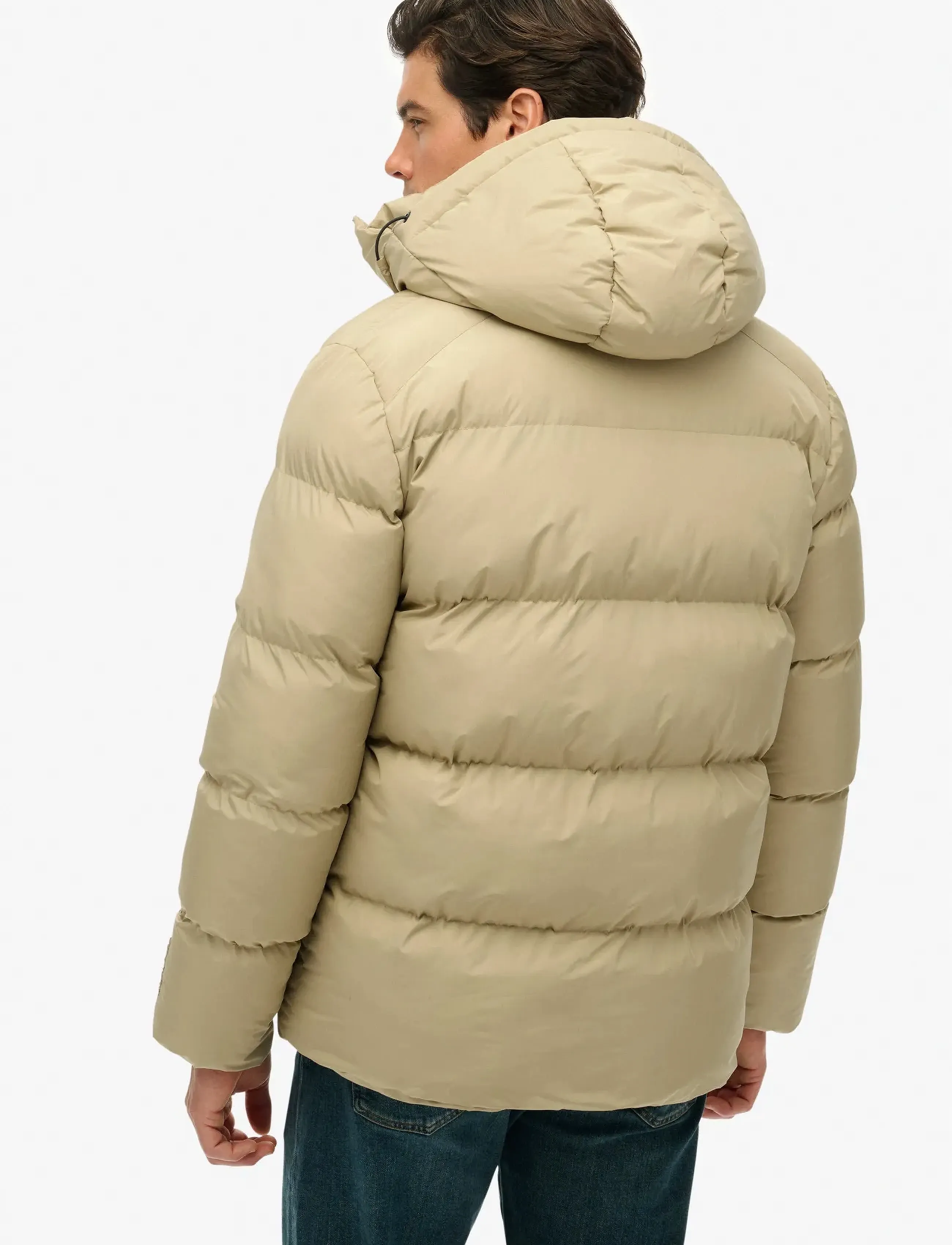 Superdry Hooded 5 Baffle Sports Puffer dunjackor herr – bild 9