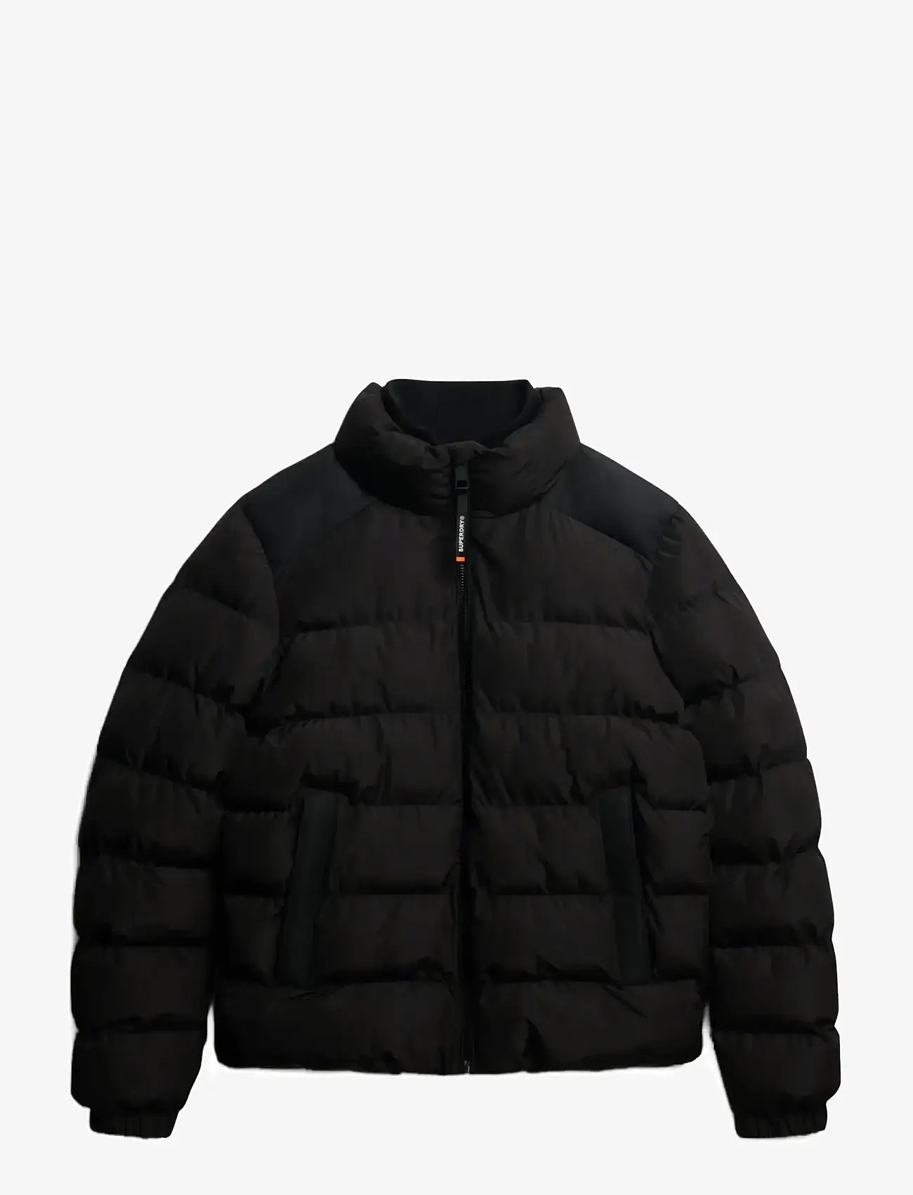 Superdry SPORTS PUFFER JACKET - Vinterjakker - BLACK / black