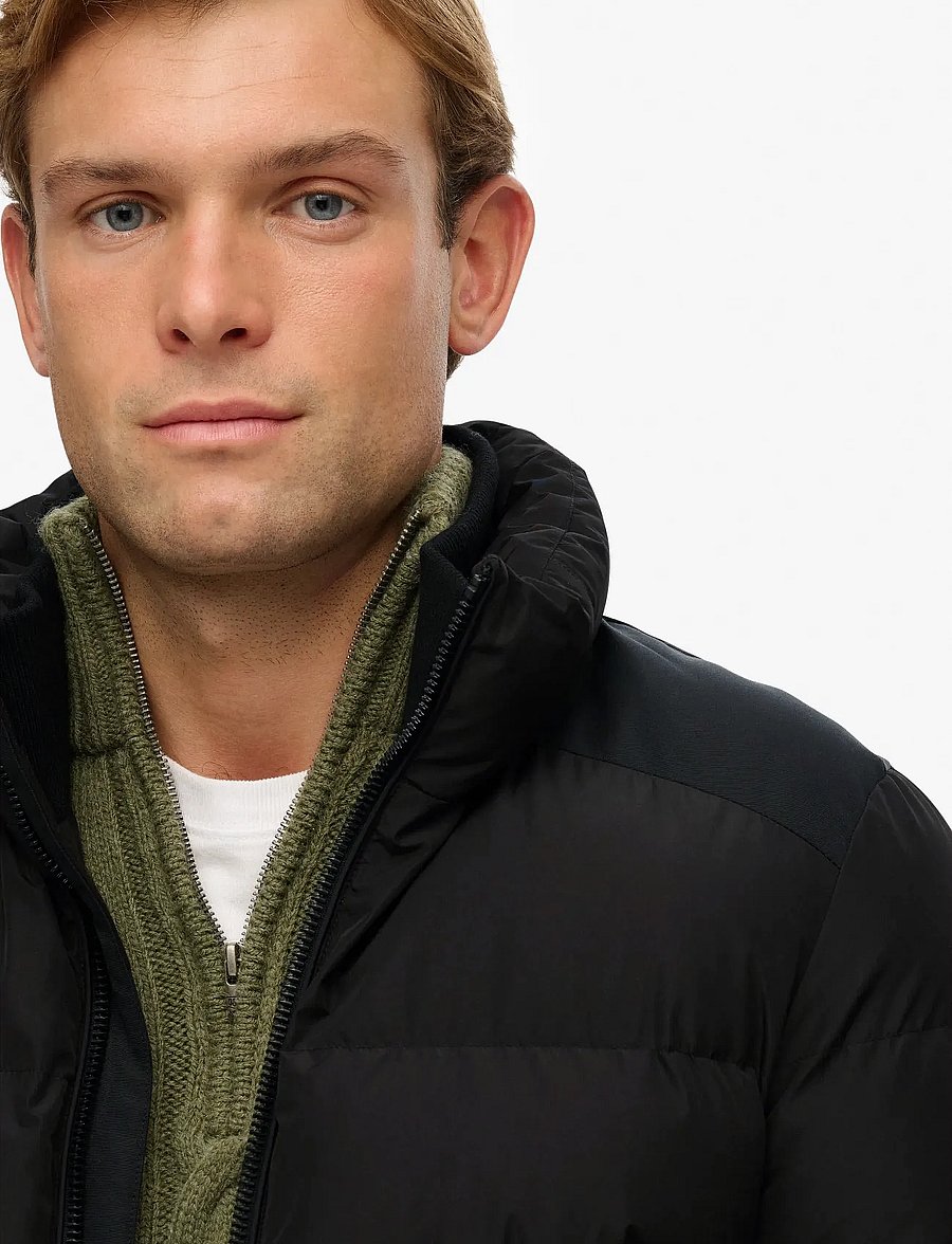 Superdry - SPORTS PUFFER JACKET - daunenjacken - black - 2