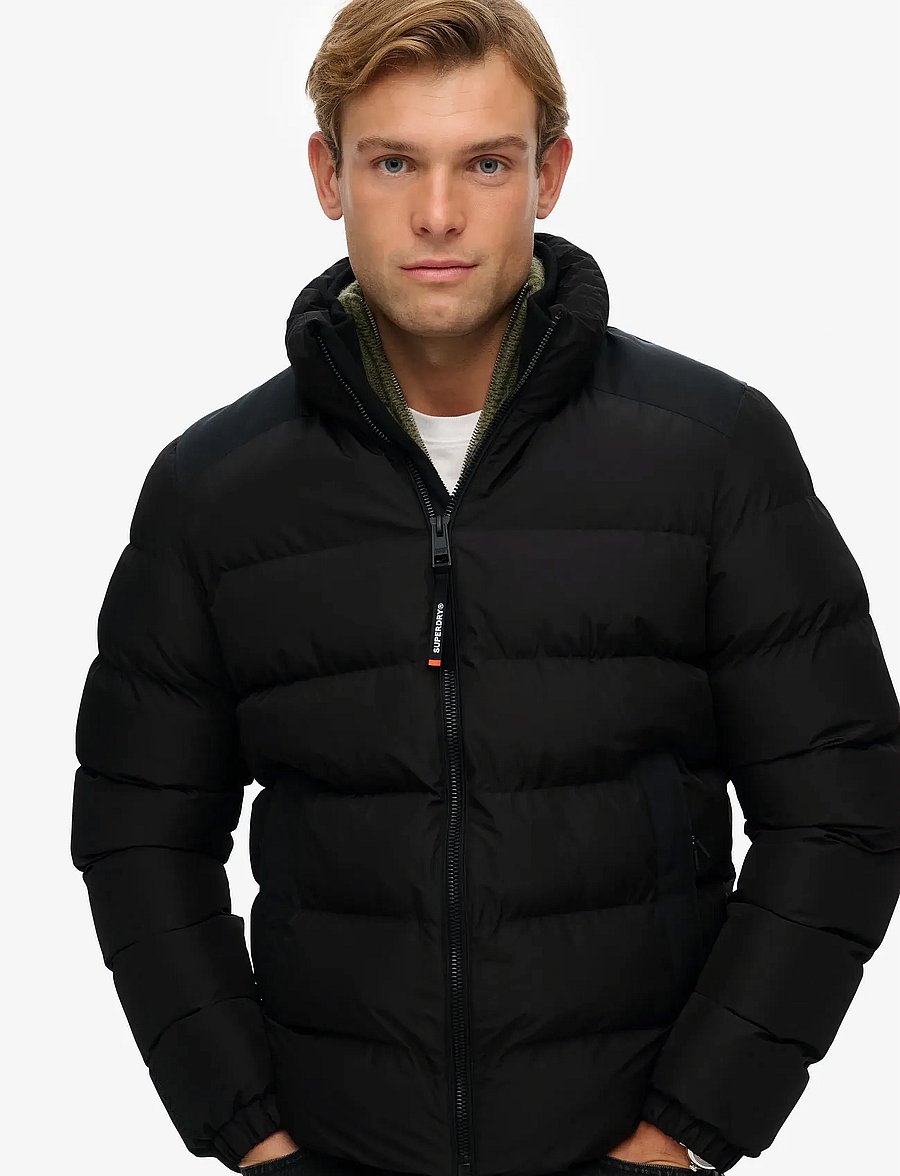 Superdry - SPORTS PUFFER JACKET - daunenjacken - black - 3