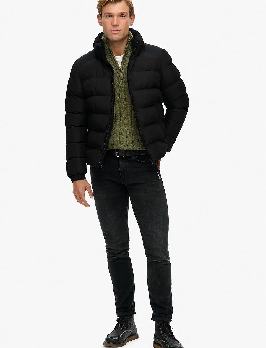 Superdry - SPORTS PUFFER JACKET - daunenjacken - black - 5