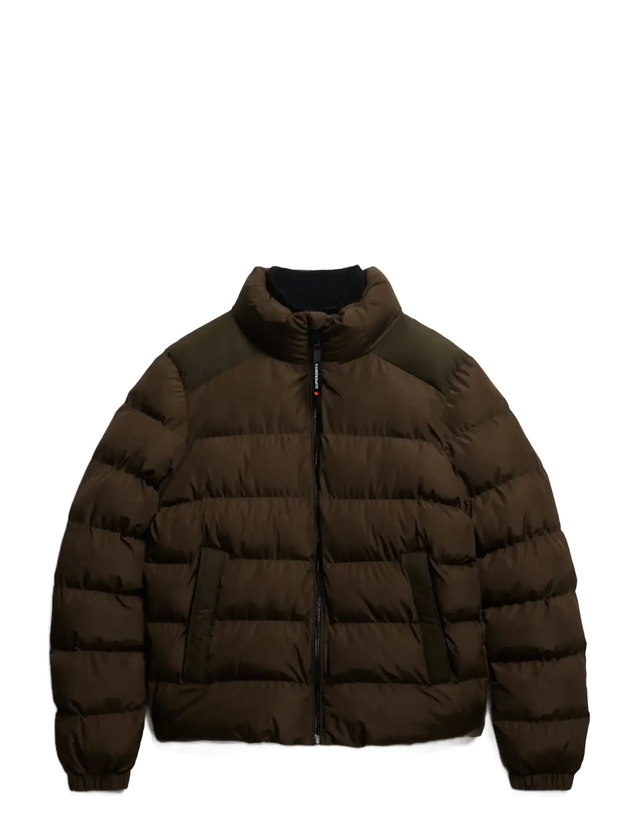 SUPERDRY Sport Puffer Jacke Braun - M - Herren