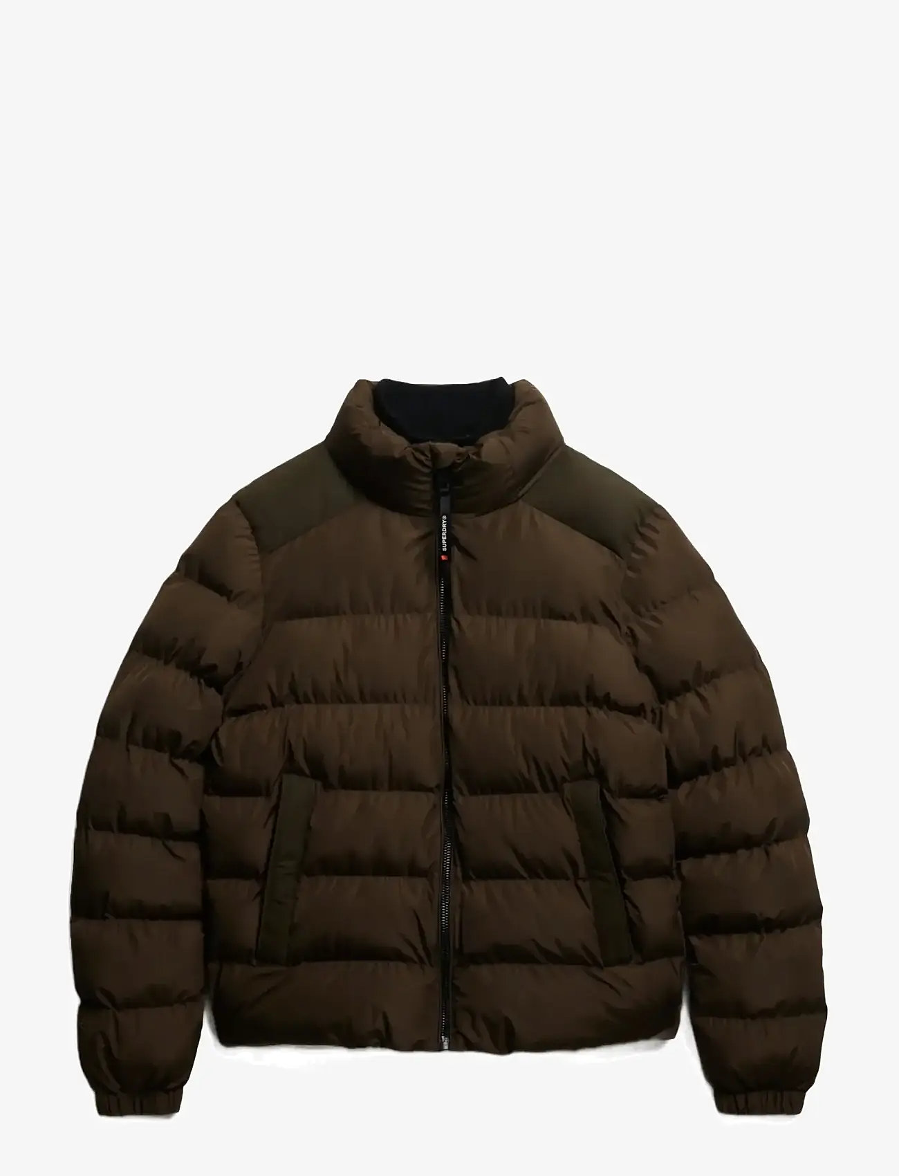Superdry - SPORTS PUFFER JACKET - dunjackor - slate brown - 1