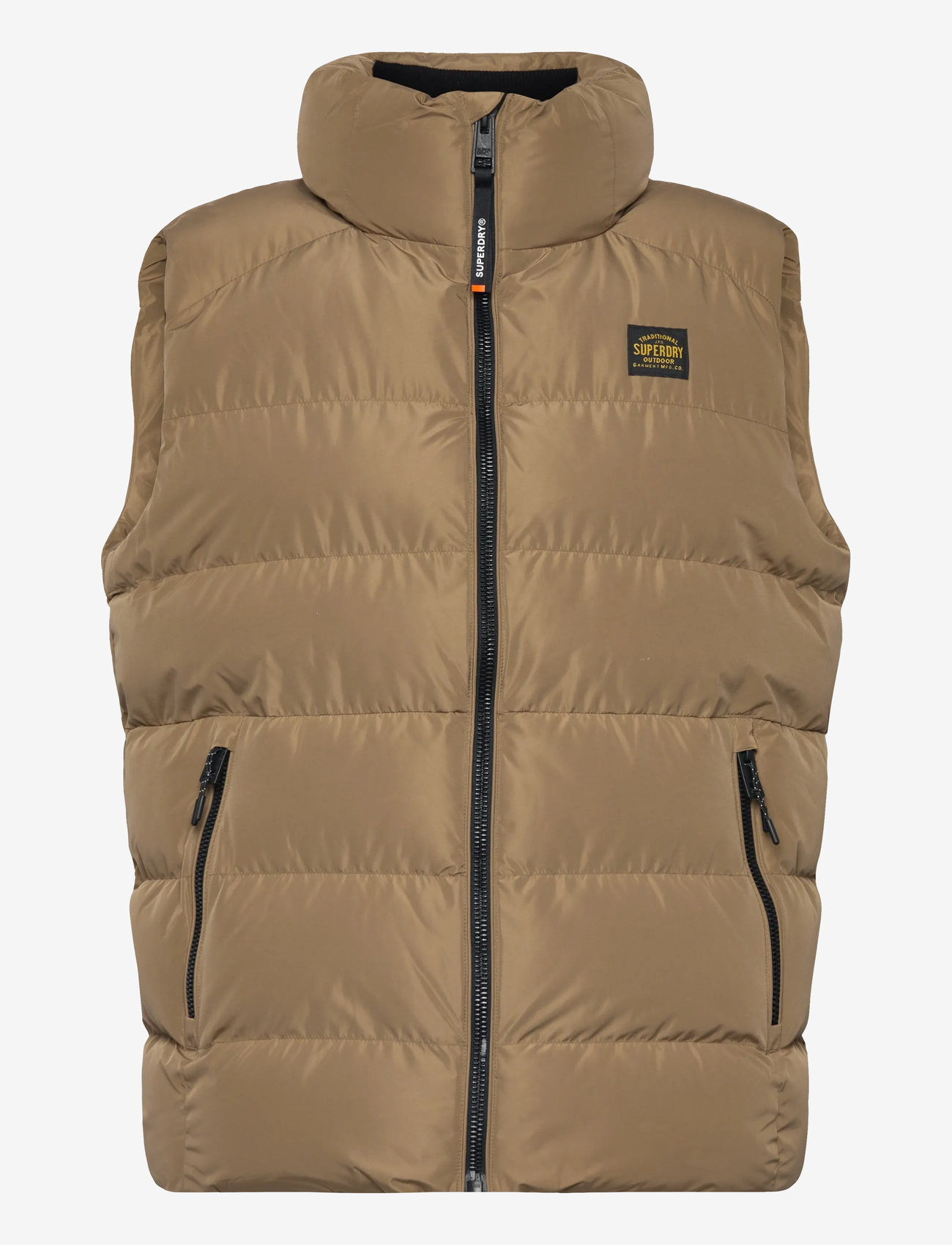Superdry - SPORTS PUFFER GILET - västar - rock stone - 0