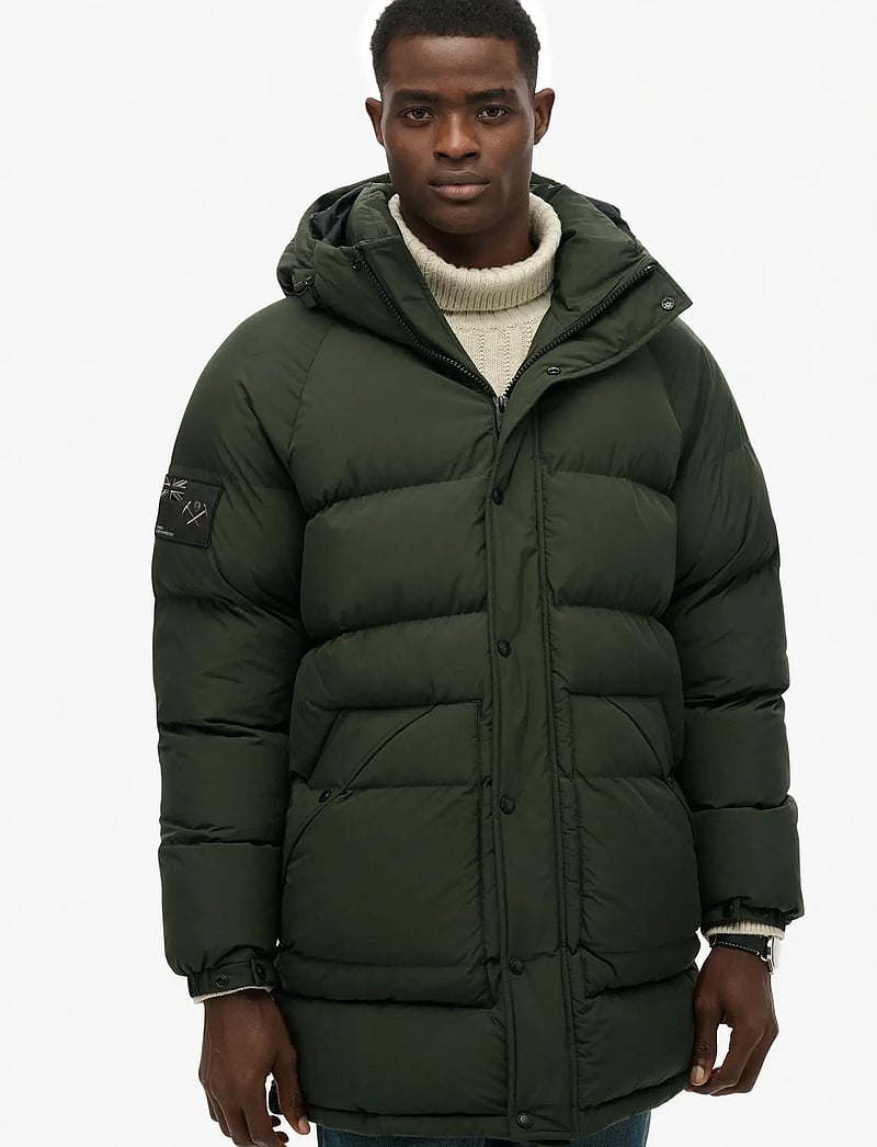 Superdry - XPD LONGLINE BAFFLE PARKA - parkas - surplus goods olive green - 3
