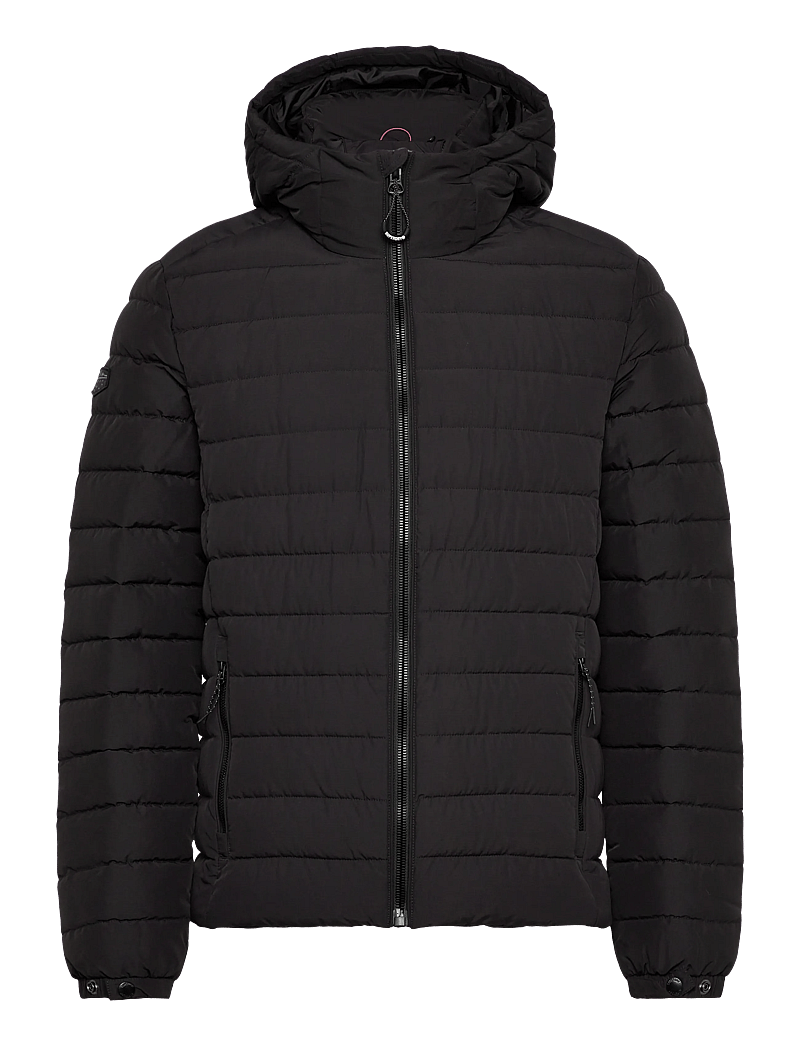 Superdry - HOODED FUJI PADDED JACKET - vinterjackor - black - 1