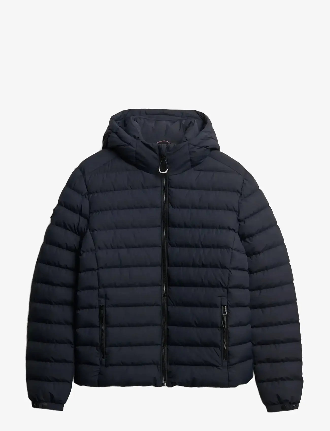 Superdry - HOODED FUJI PADDED JACKET - efterårsjakker - eclipse navy - 0