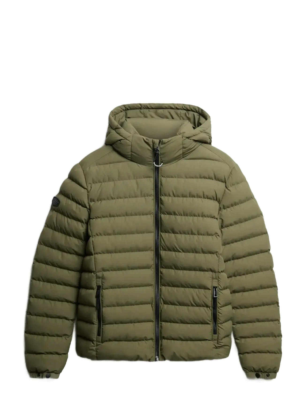 SUPERDRY Hooded Fuji Gefüttert Jacke Khaki - S - Herren