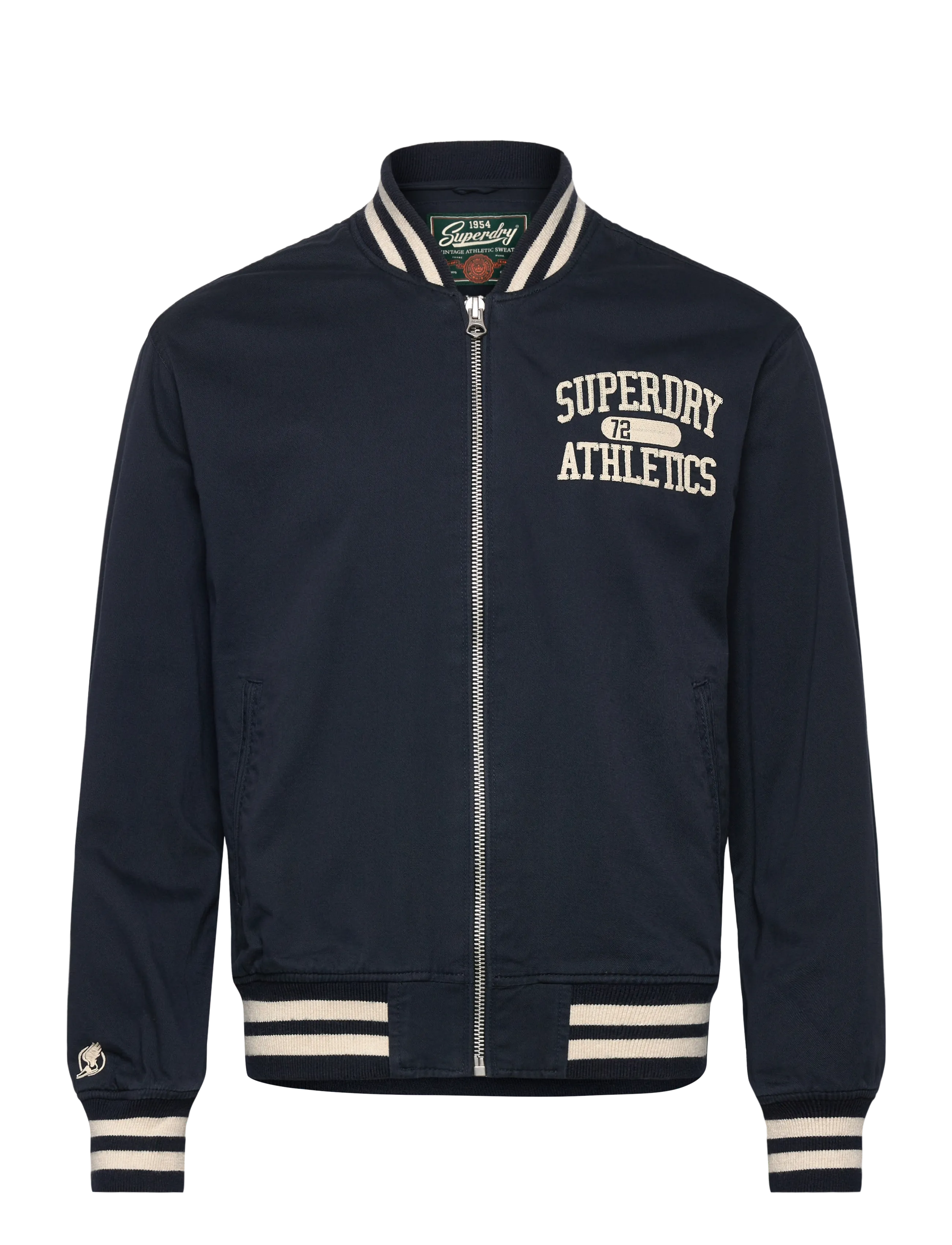 SUPERDRY Twill Varsity Bomber Jkt Navy - S - Herren