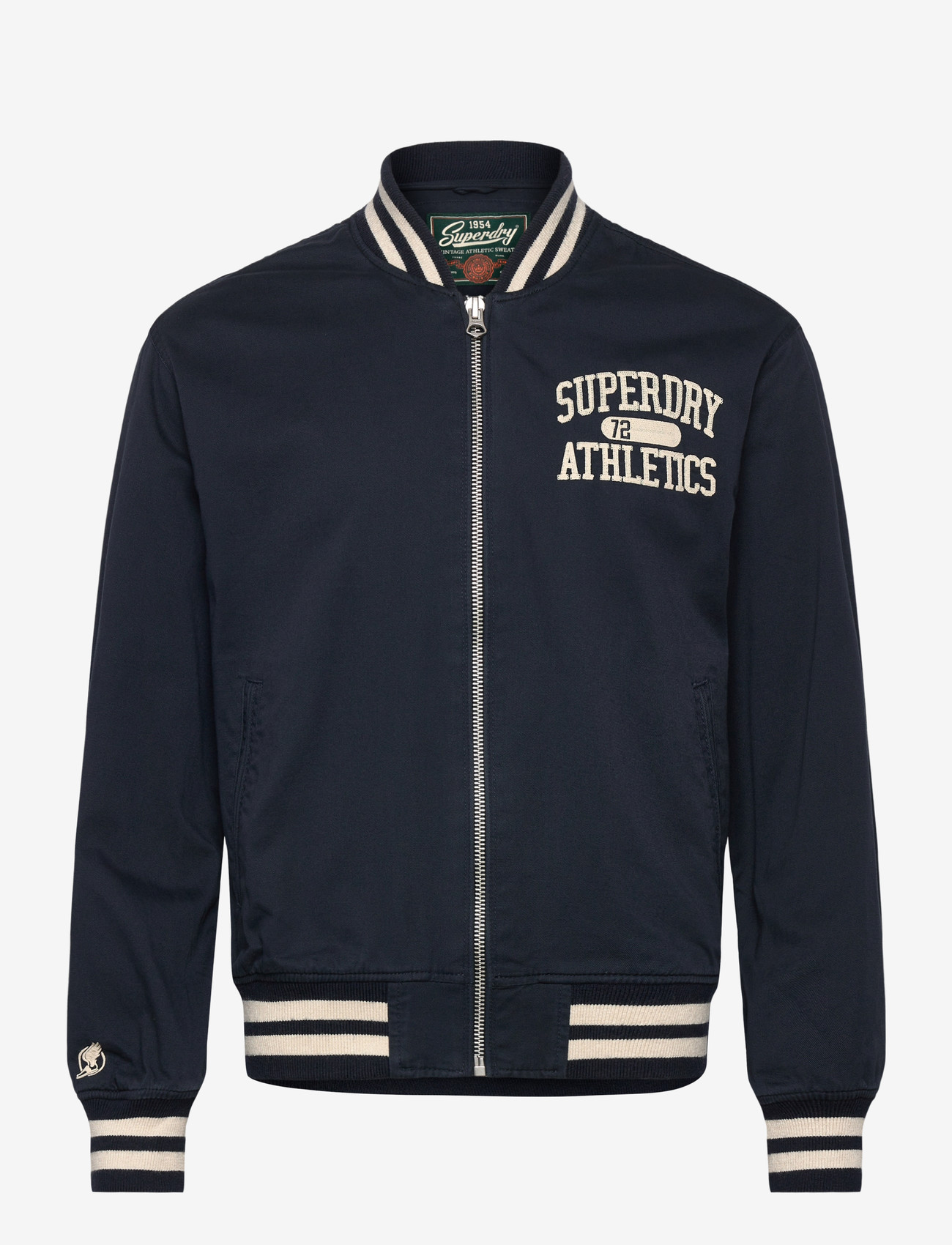 Superdry - TWILL VARSITY BOMBER JKT - kolledžijakid - eclipse navy - 1