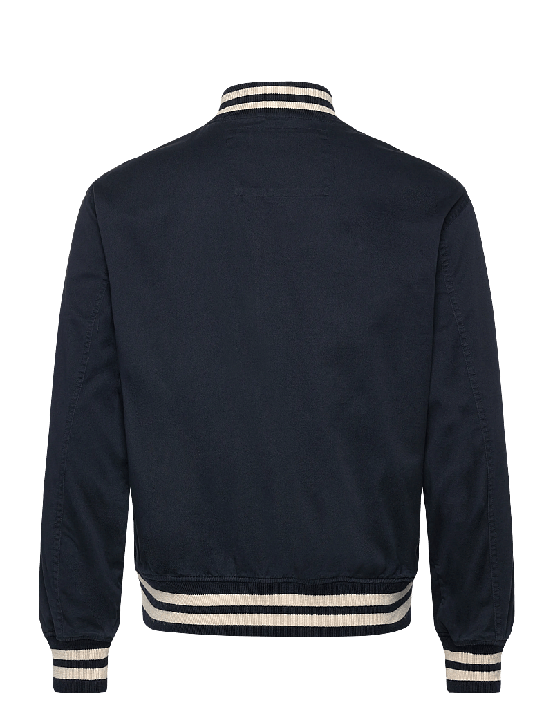 Superdry - TWILL VARSITY BOMBER JKT - kolledžijakid - eclipse navy - 2