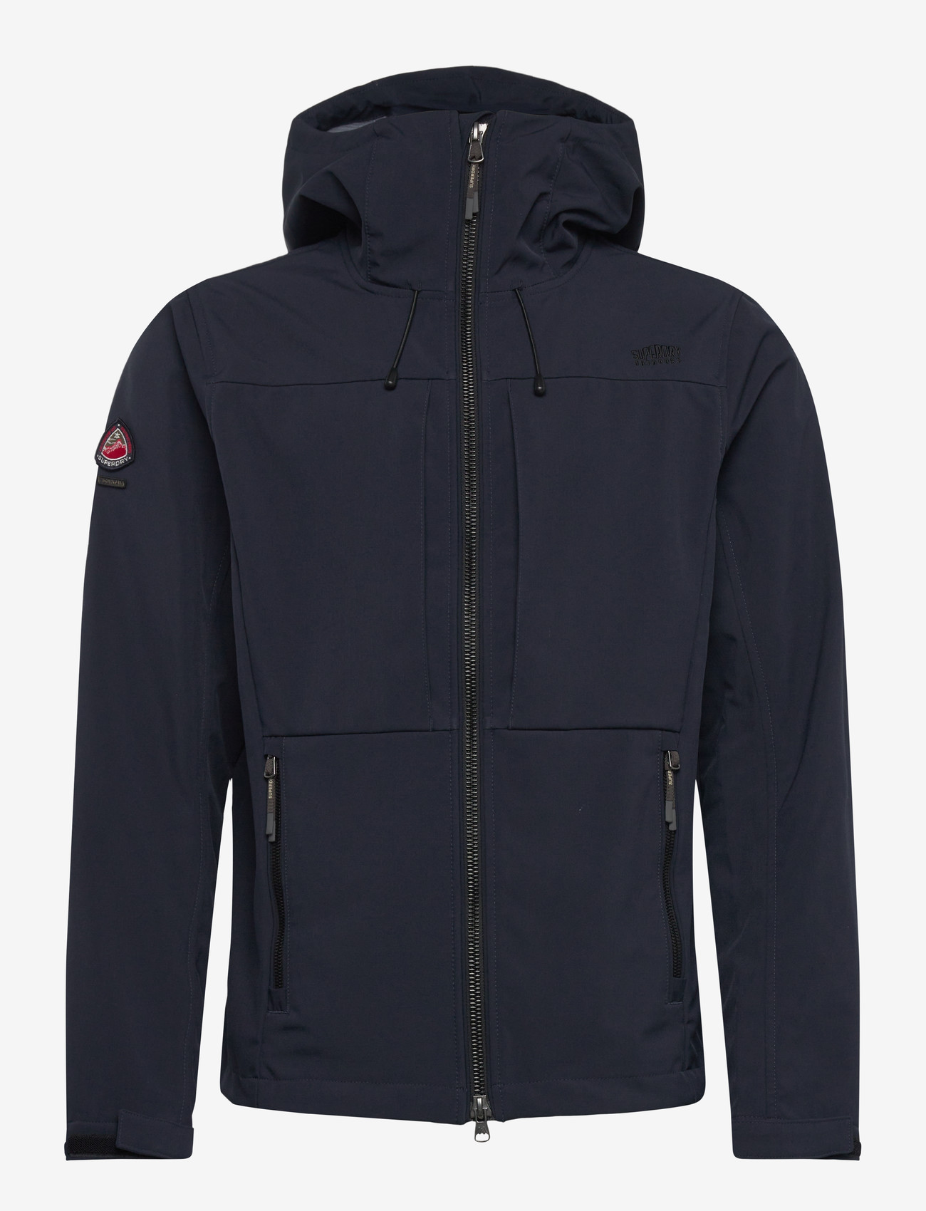 Superdry - HOODED SOFTSHELL TREKKER JKT - outdoor jacken - eclipse navy - 1