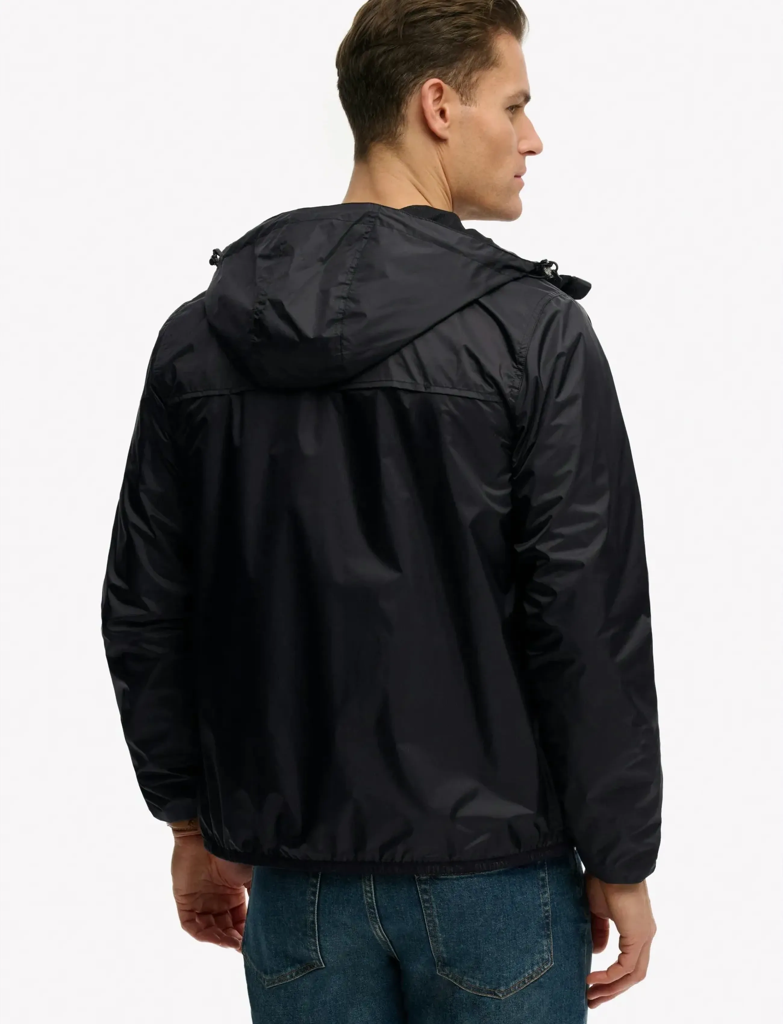 Superdry - ESSENTIAL TRI WINDBREAKER JKT - outdoor jacken - black - 2