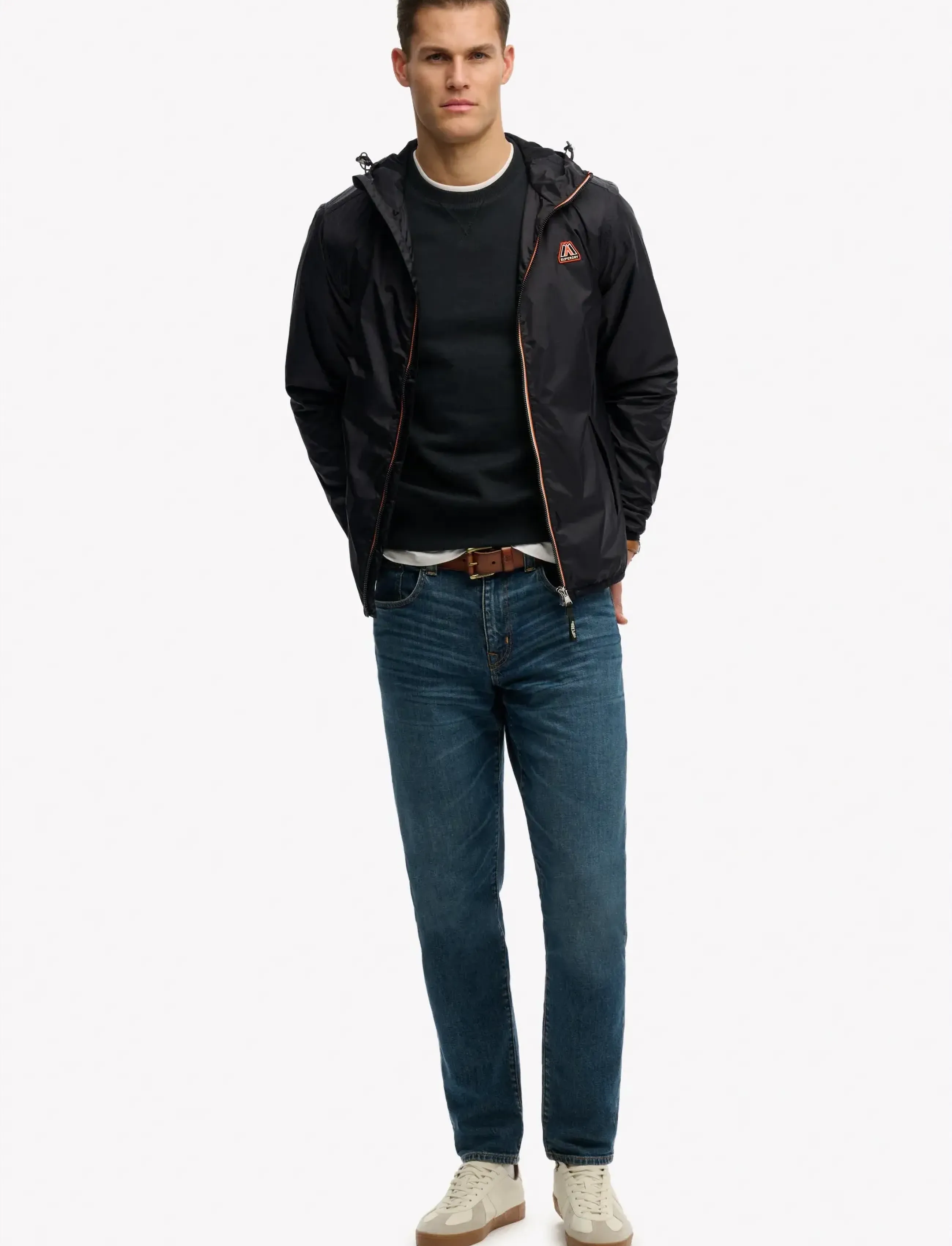 Superdry - ESSENTIAL TRI WINDBREAKER JKT - outdoor jacken - black - 3