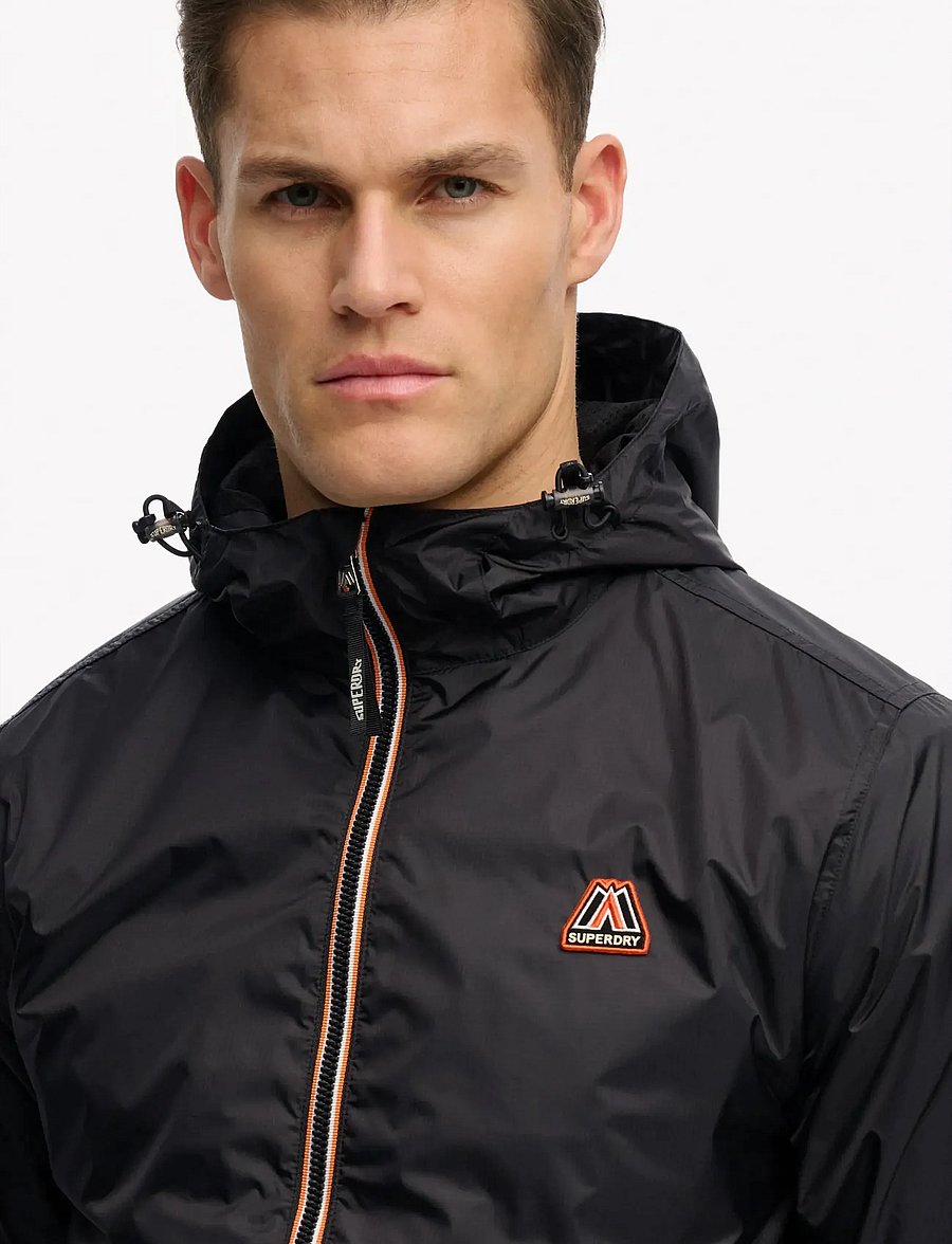 Superdry - ESSENTIAL TRI WINDBREAKER JKT - outdoor jacken - black - 4