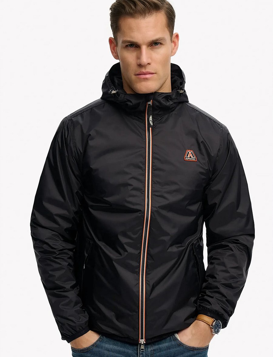 Superdry - ESSENTIAL TRI WINDBREAKER JKT - outdoor jacken - black - 5
