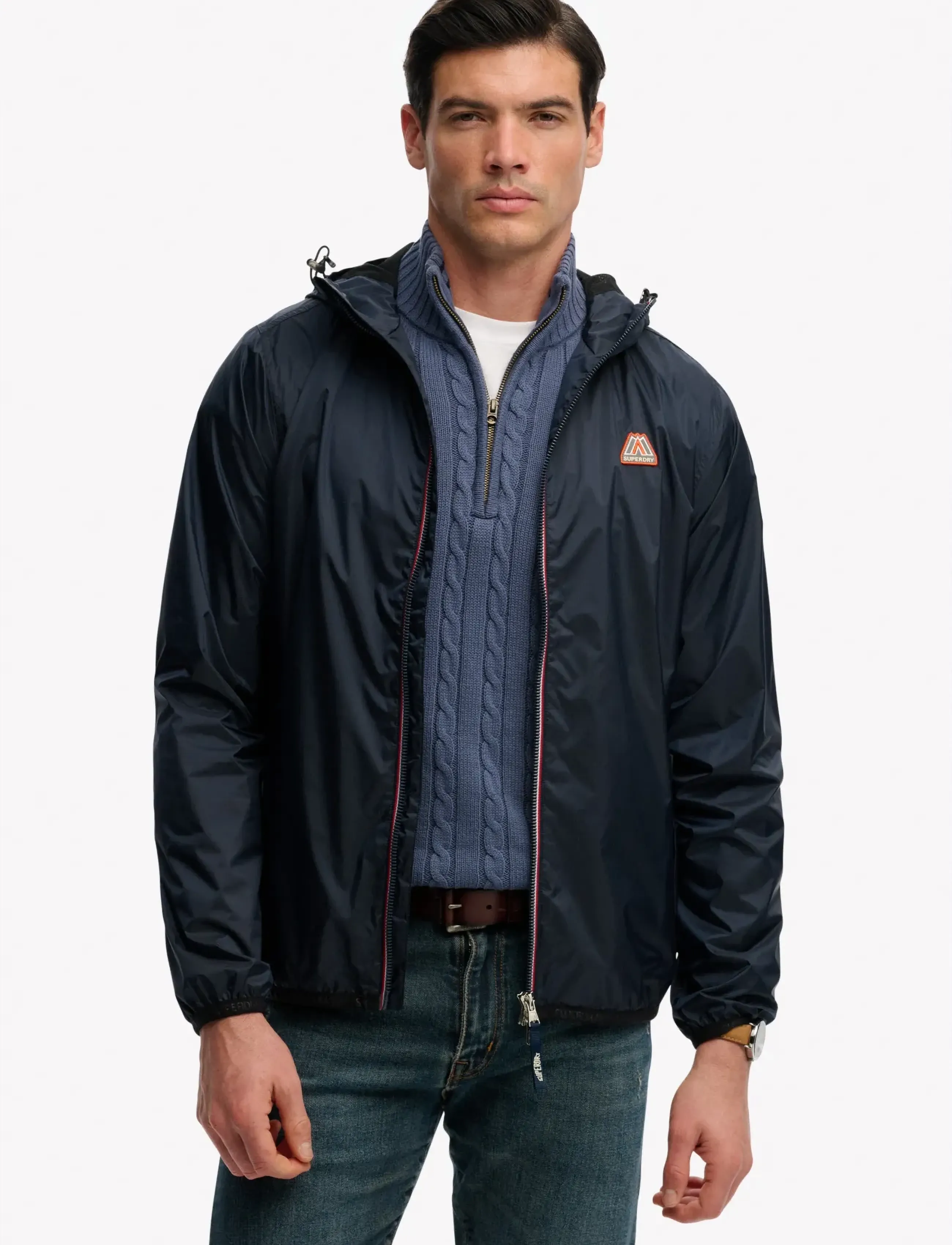 Superdry ESSENTIAL TRI WINDBREAKER JKT - Forårsjakker - RICHEST NAVY / navy