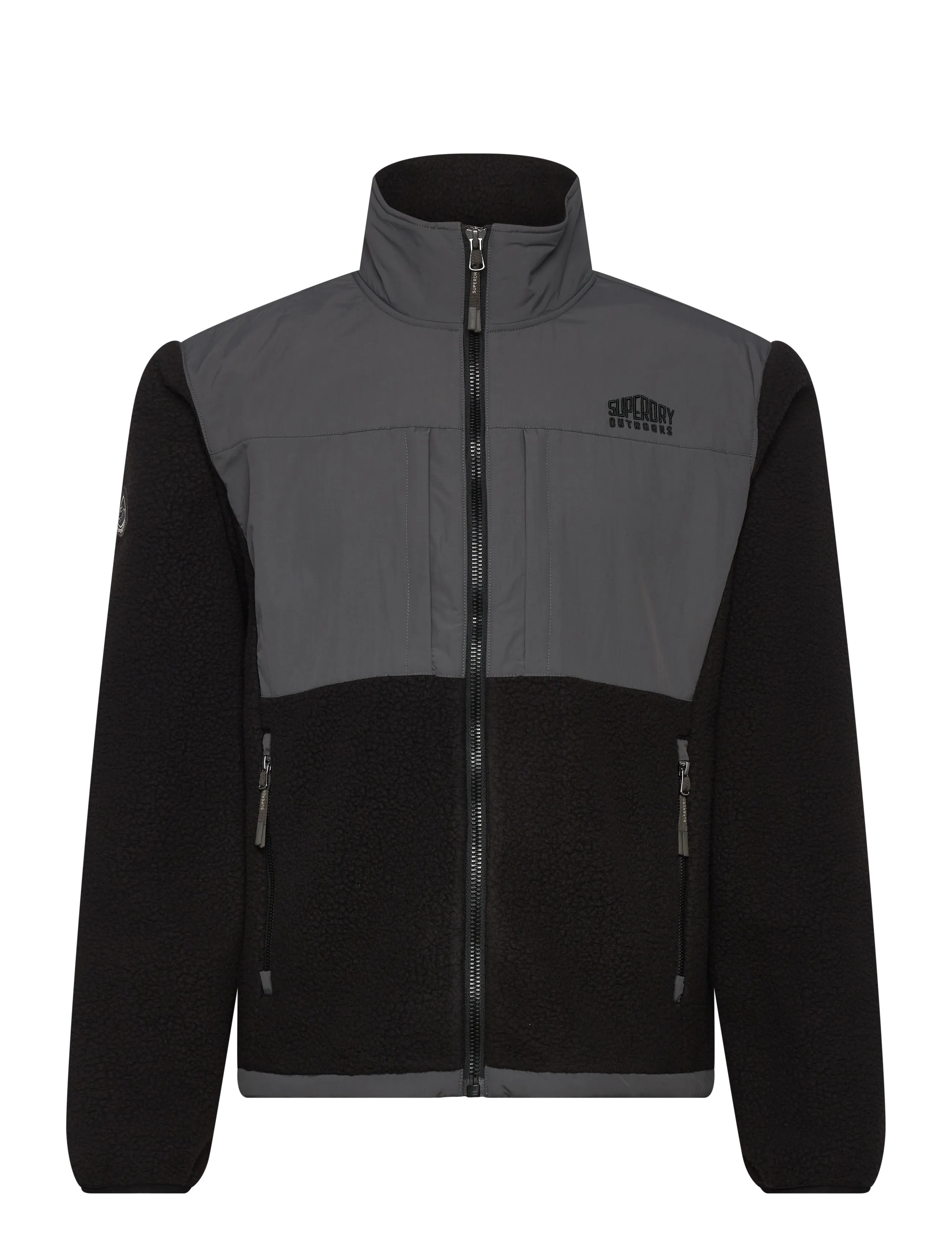 SUPERDRY Polar Fleece Hybrid Trekker Schwarz - XXL - Herren