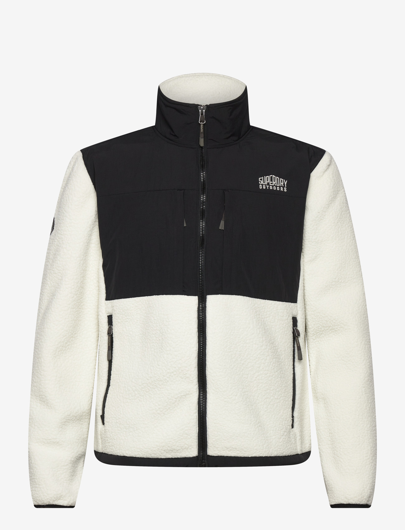 Superdry - POLAR FLEECE HYBRID TREKKER - hübriidjoped - foggy dew/black - 1